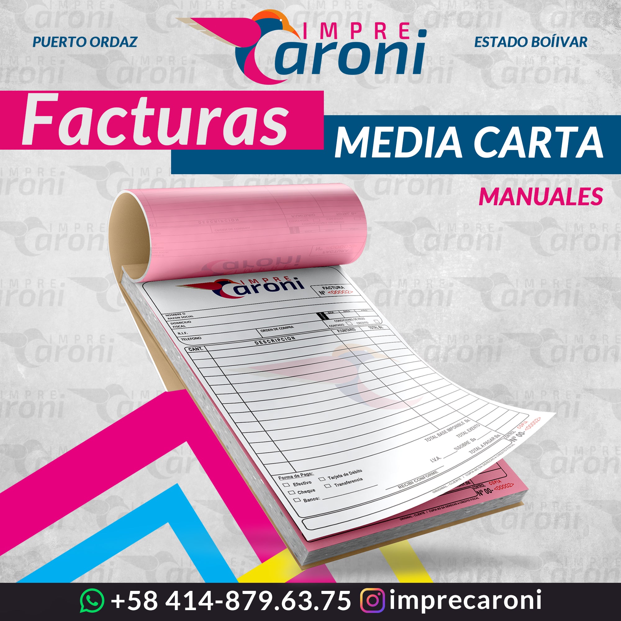 FACTURA MEDIA CARTA - MANUALES