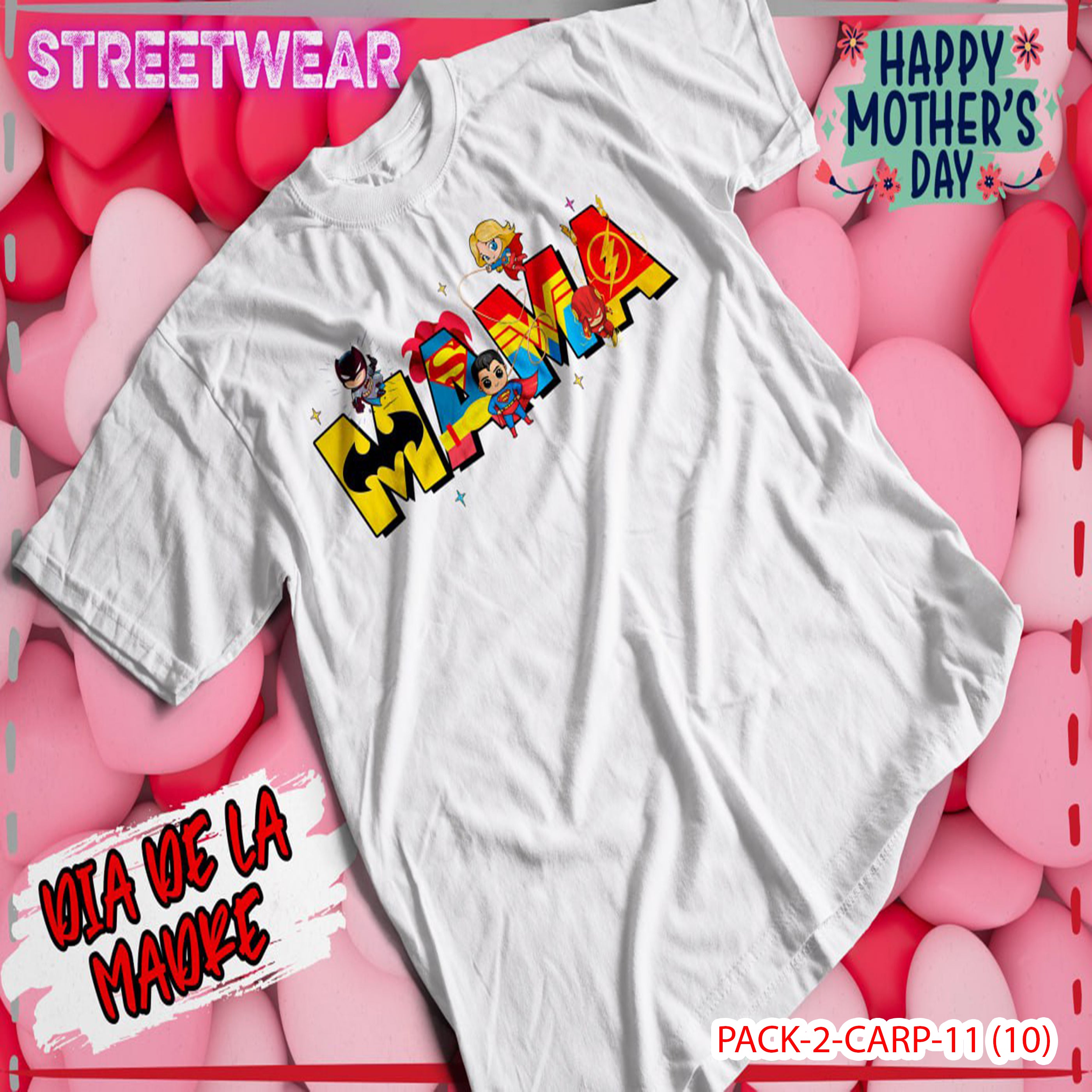 PACK CAMISETA - DTF - DIA DE LA MADRES 0001