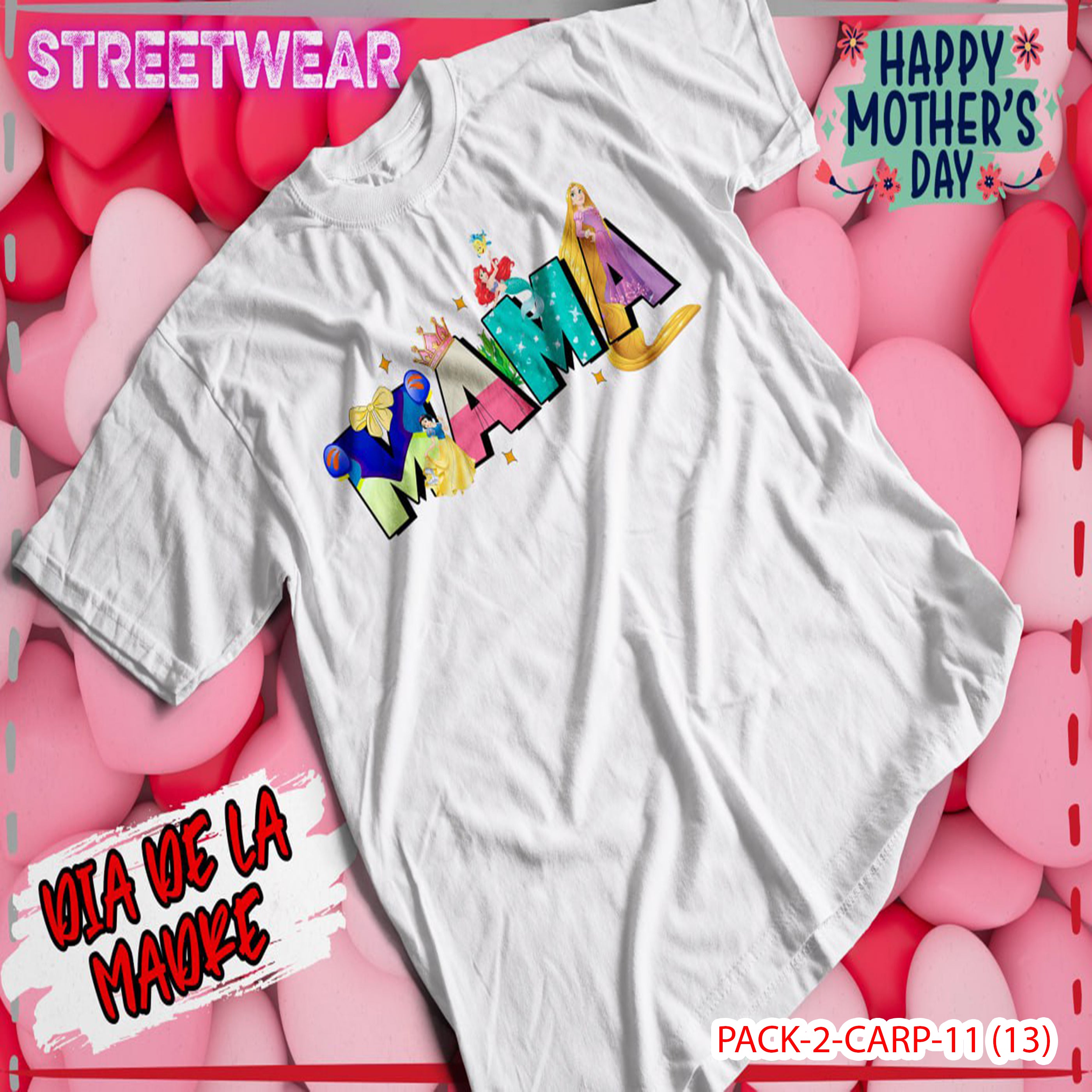 PACK CAMISETA - DTF - DIA DE LA MADRES 0001