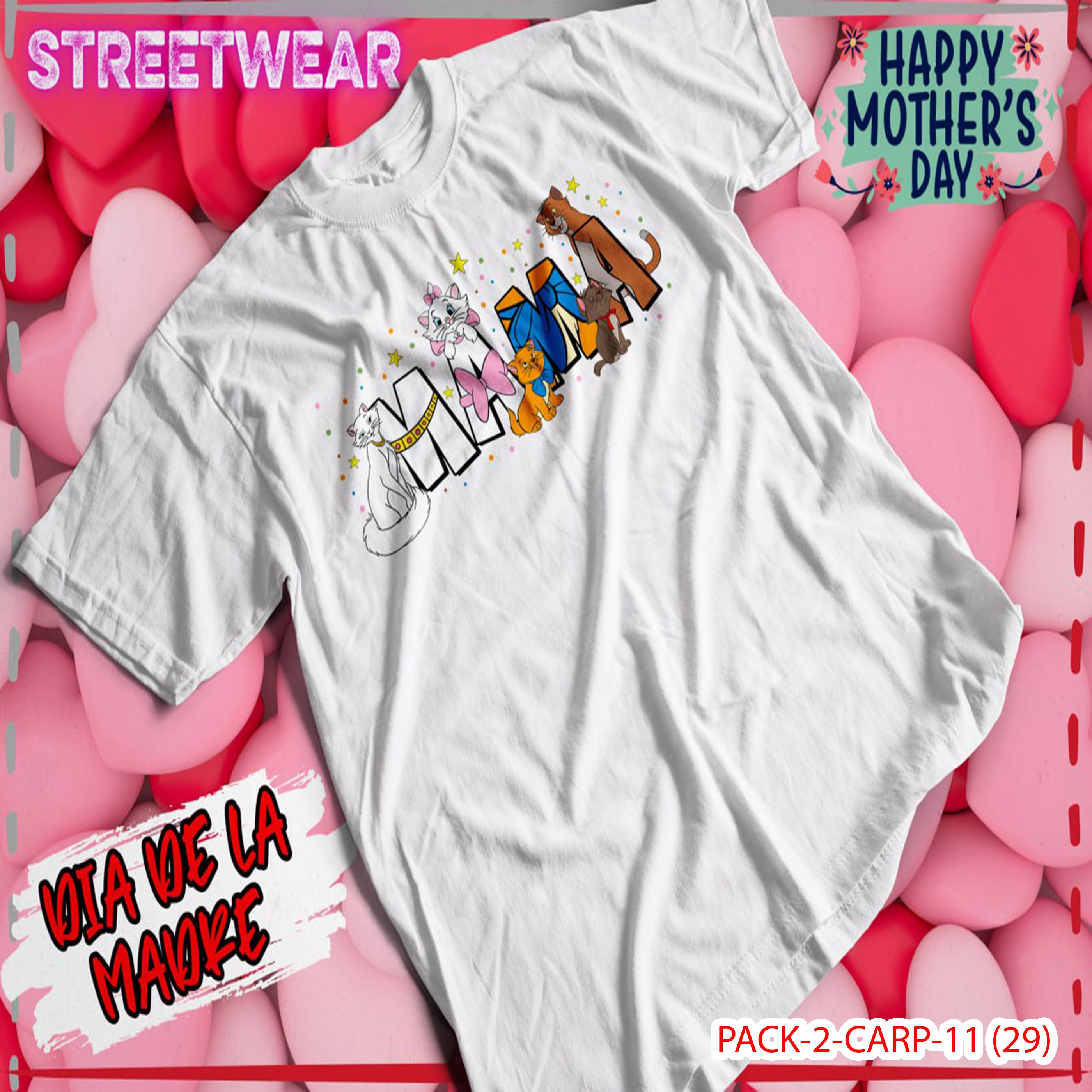 PACK CAMISETA - DTF - DIA DE LA MADRES 0001