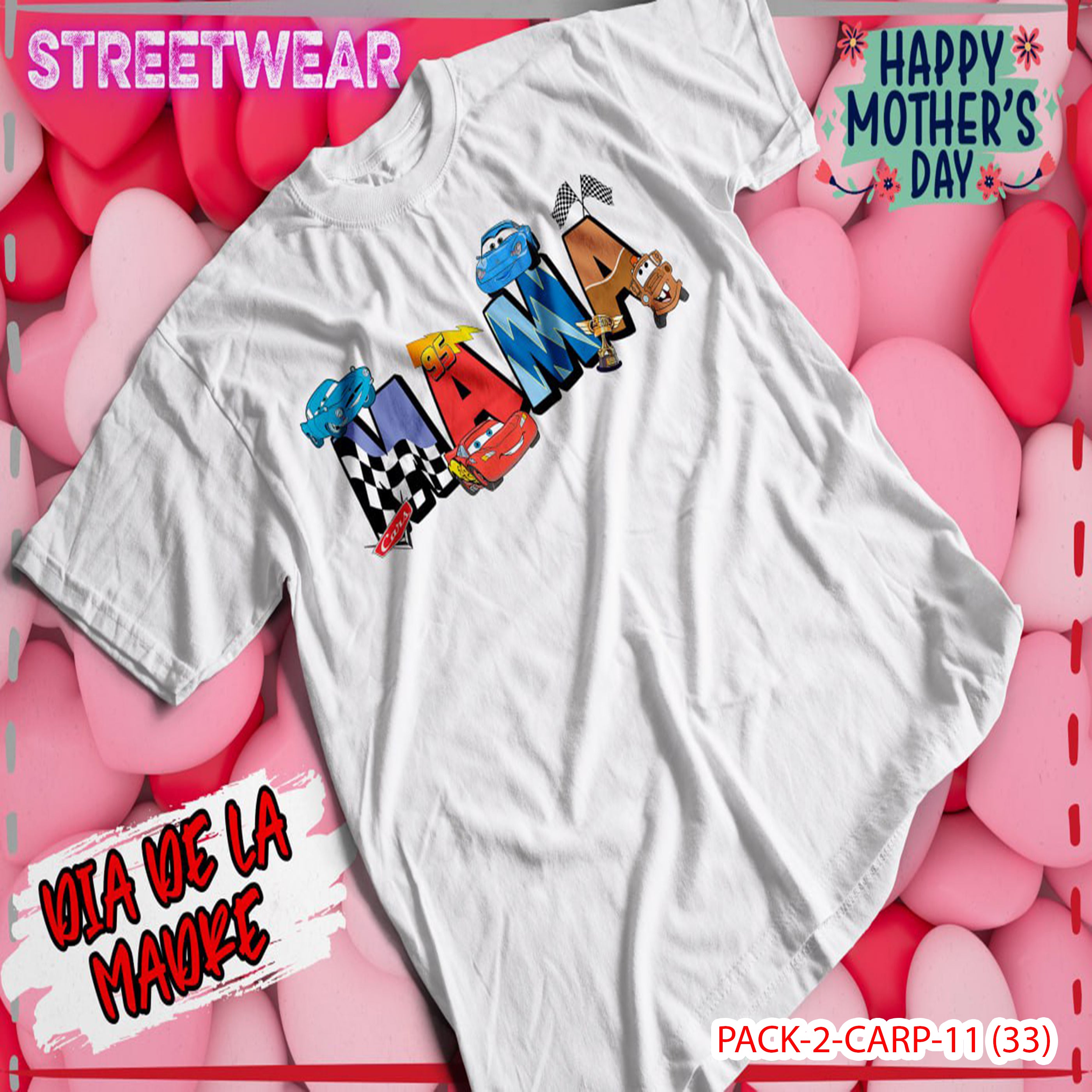 PACK CAMISETA - DTF - DIA DE LA MADRES 0001