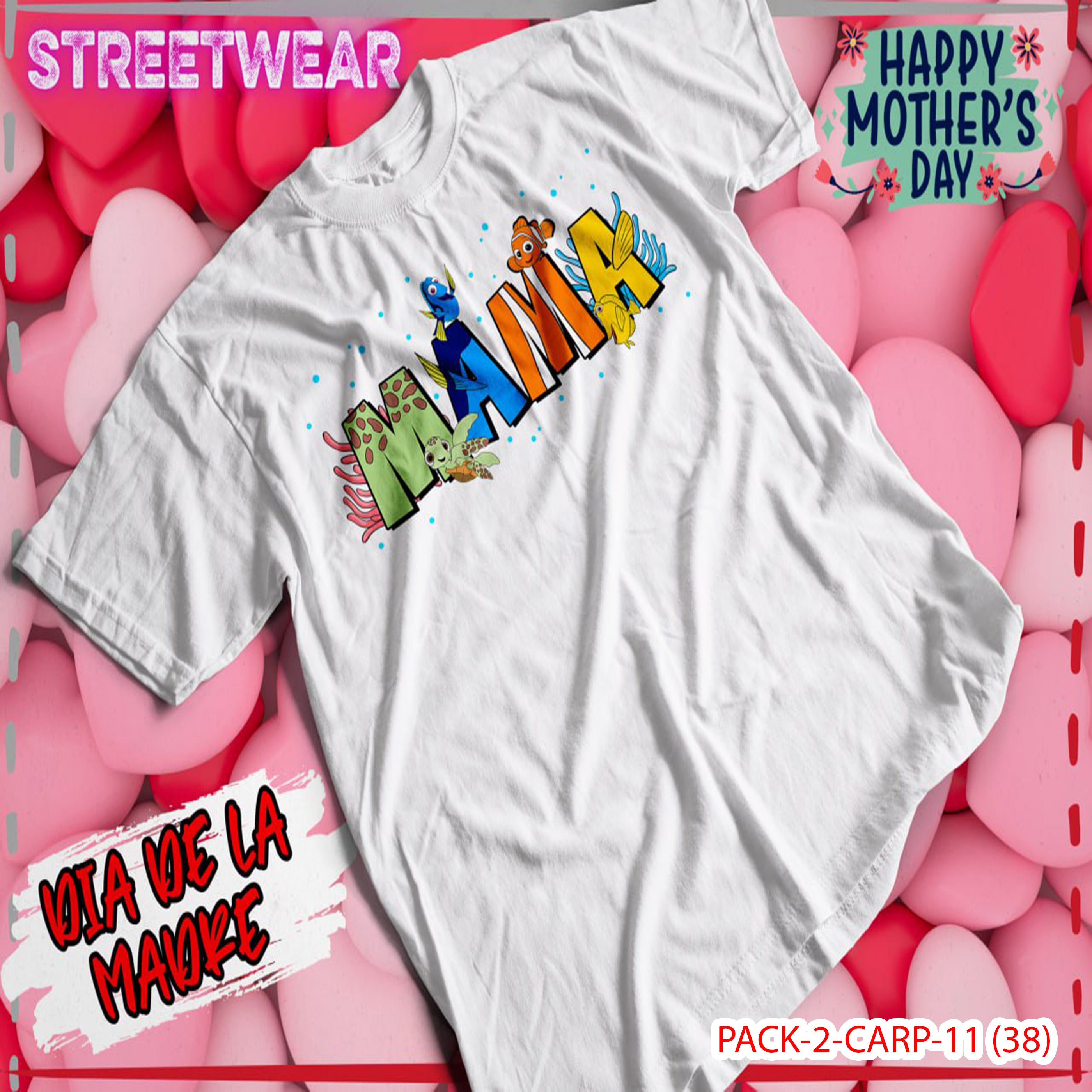 PACK CAMISETA - DTF - DIA DE LA MADRES 0001