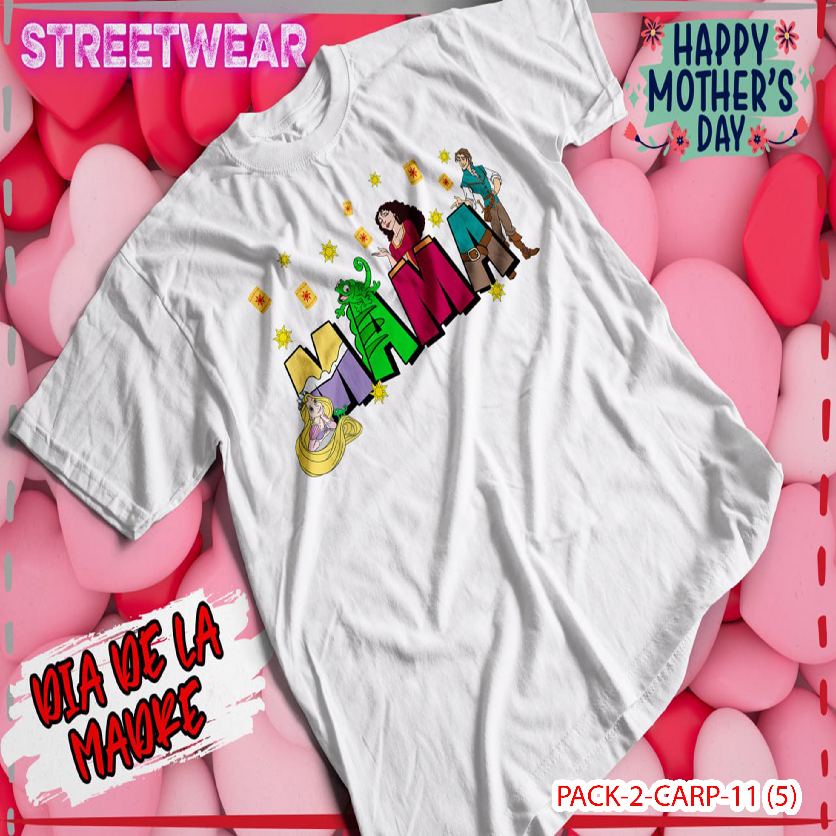 PACK CAMISETA - DTF - DIA DE LA MADRES 0001