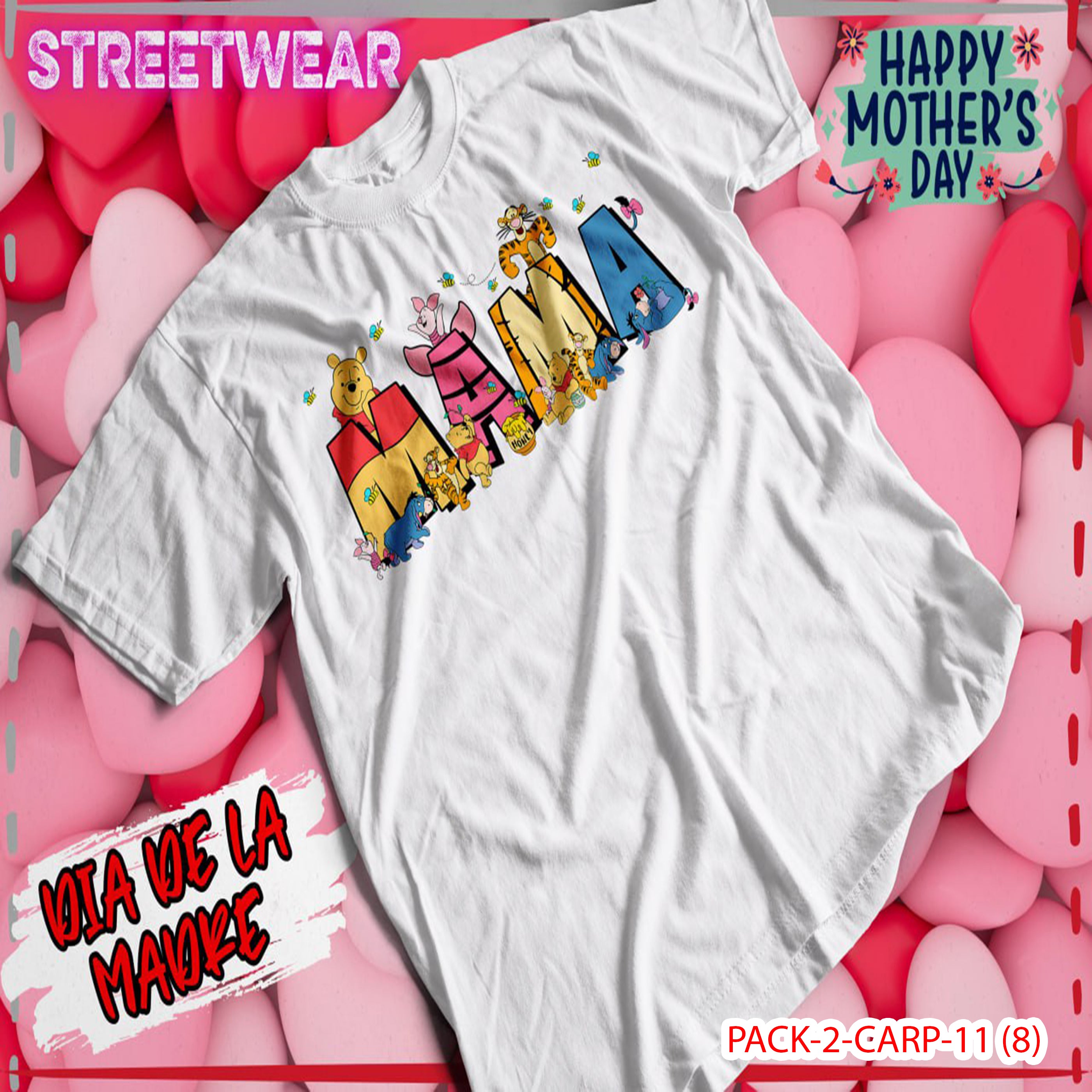 PACK CAMISETA - DTF - DIA DE LA MADRES 0001