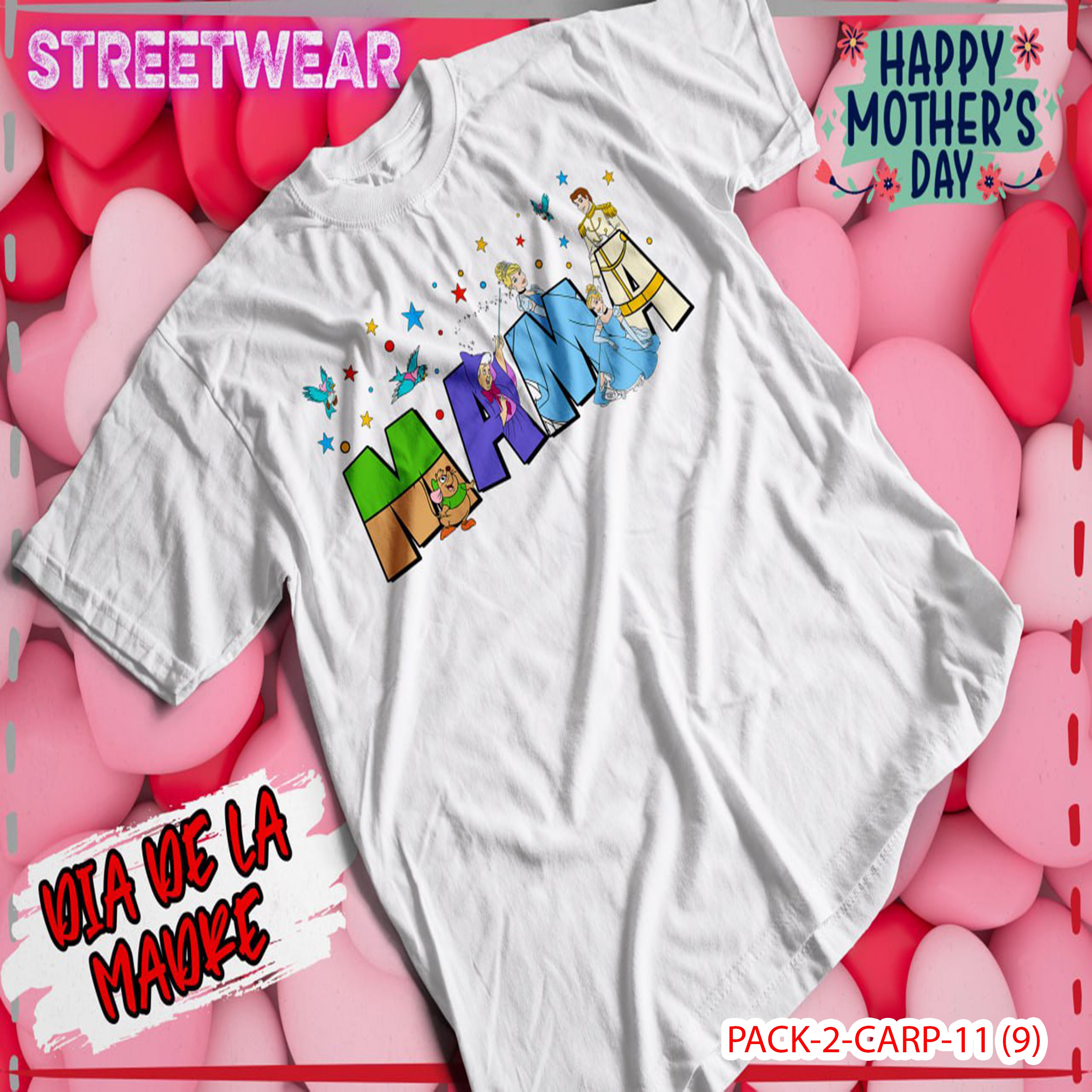 PACK CAMISETA - DTF - DIA DE LA MADRES 0001