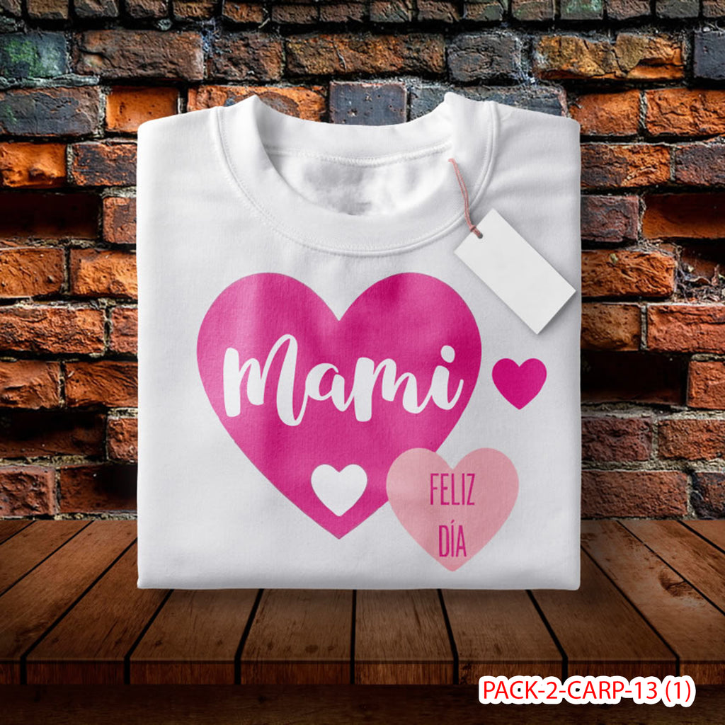 PACK CAMISETA - DTF - DIA DE LA MADRES 0001
