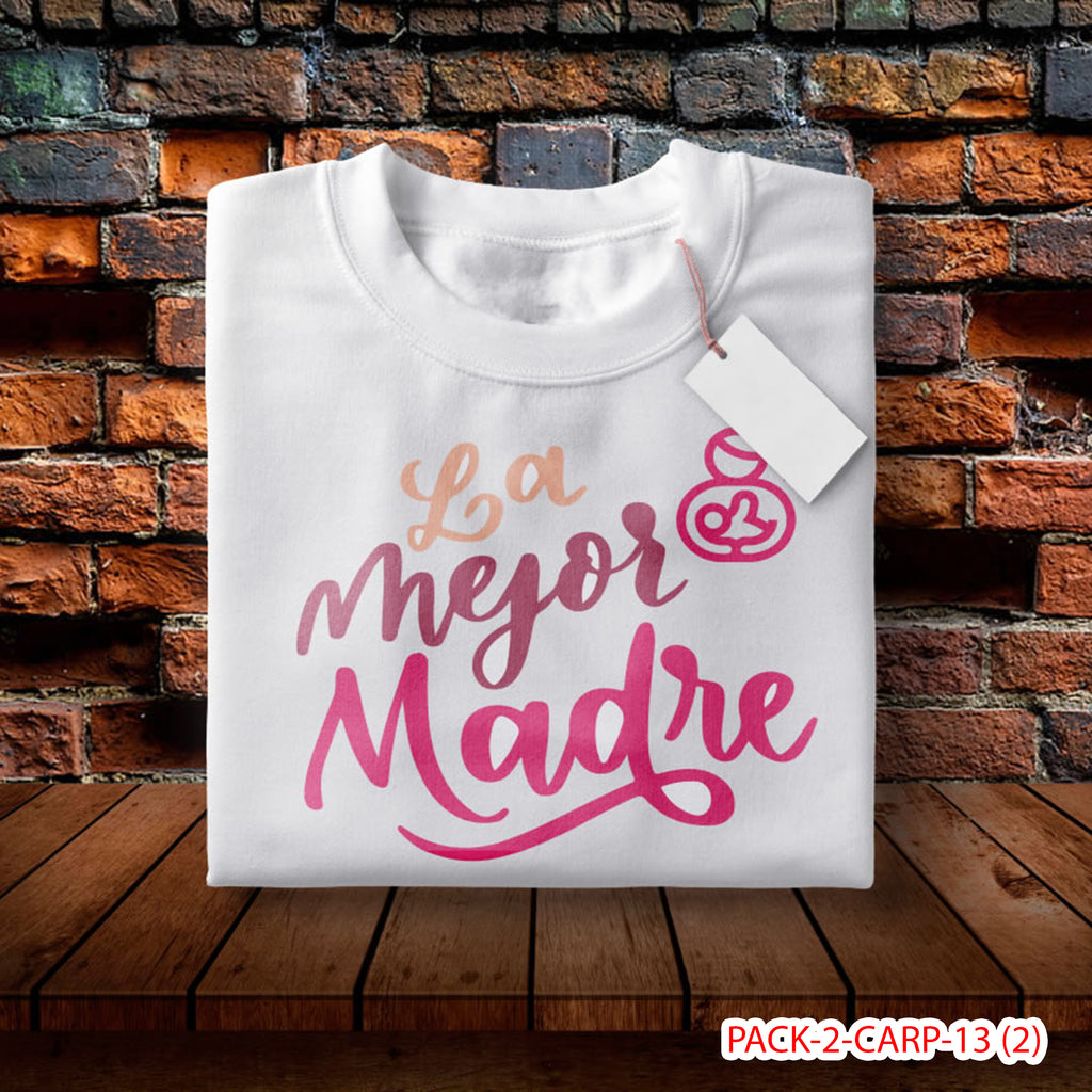 PACK CAMISETA - DTF - DIA DE LA MADRES 0001