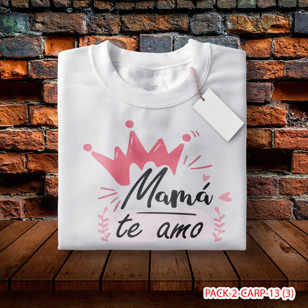 PACK CAMISETA - DTF - DIA DE LA MADRES 0001
