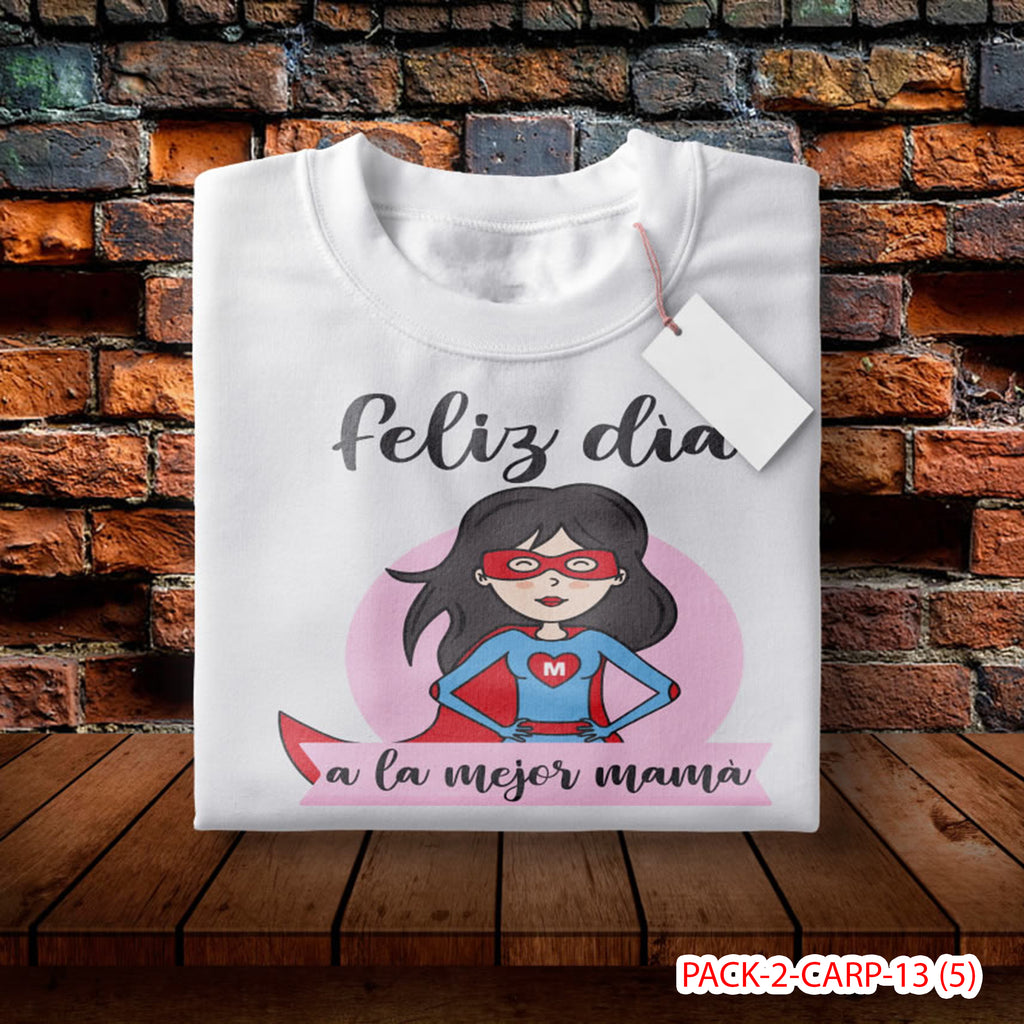 PACK CAMISETA - DTF - DIA DE LA MADRES 0001