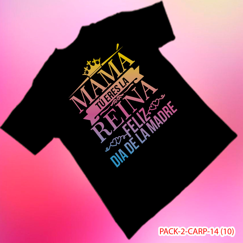 PACK CAMISETA - DTF - DIA DE LA MADRES 0001