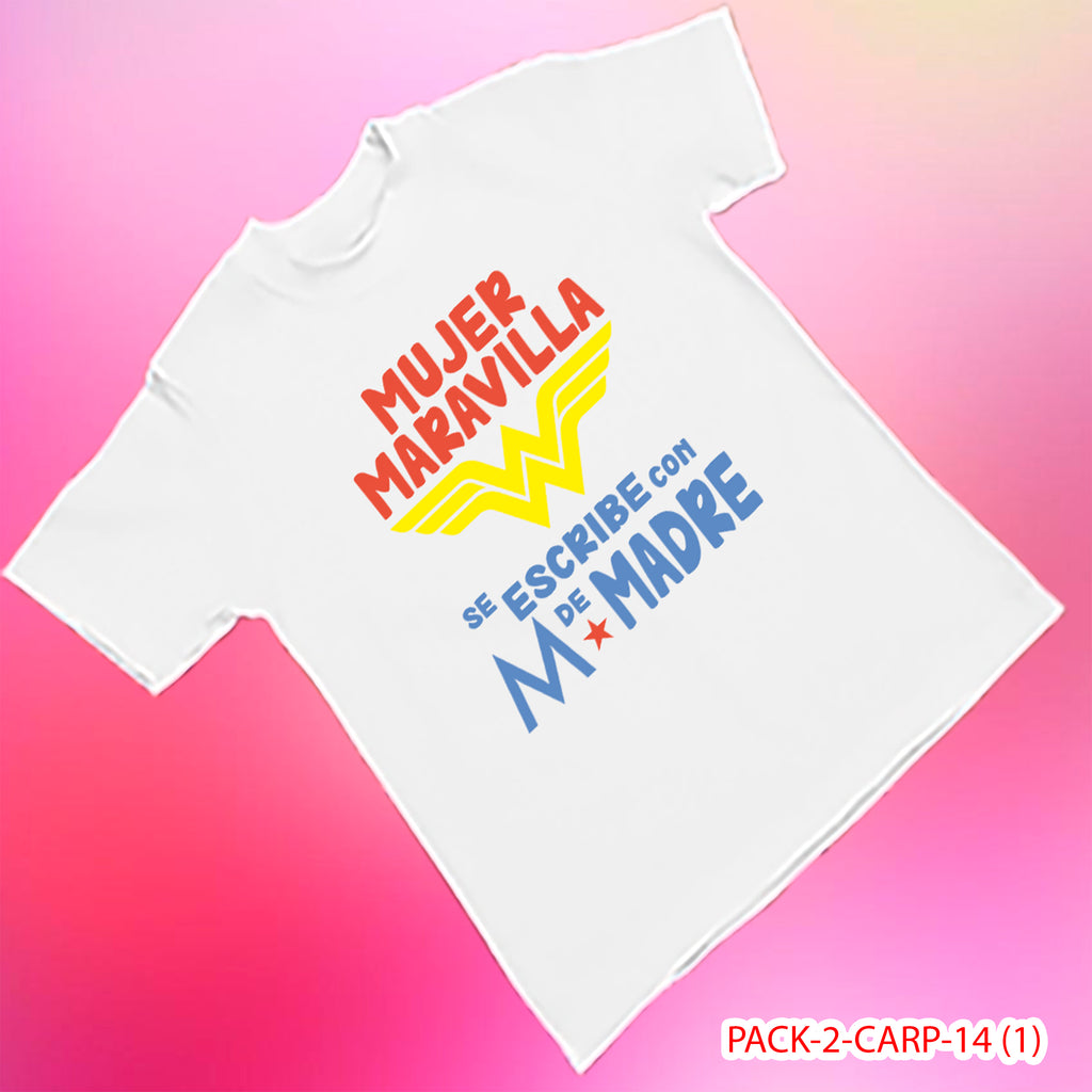 PACK CAMISETA - DTF - DIA DE LA MADRES 0001