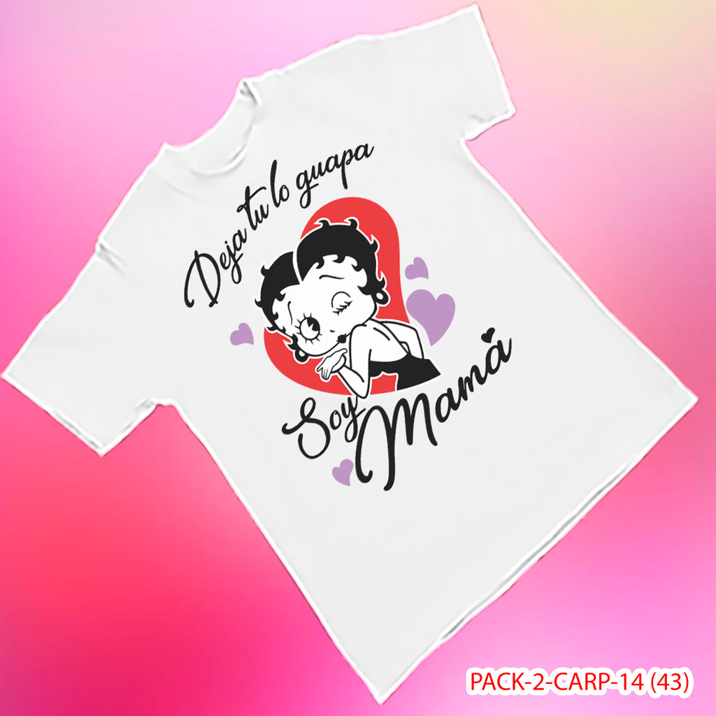 PACK CAMISETA - DTF - DIA DE LA MADRES 0002