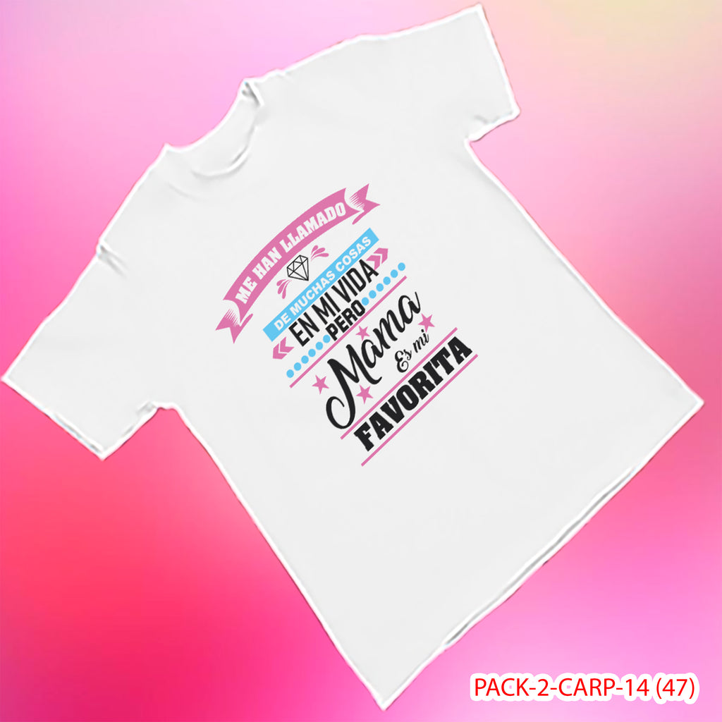 PACK CAMISETA - DTF - DIA DE LA MADRES 0002