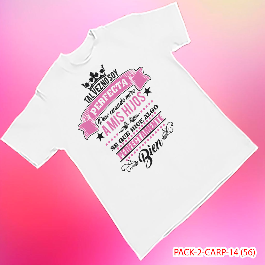 PACK CAMISETA - DTF - DIA DE LA MADRES 0002