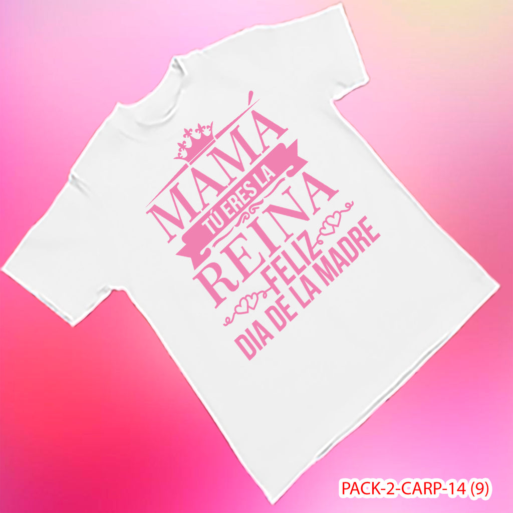 PACK CAMISETA - DTF - DIA DE LA MADRES 0001