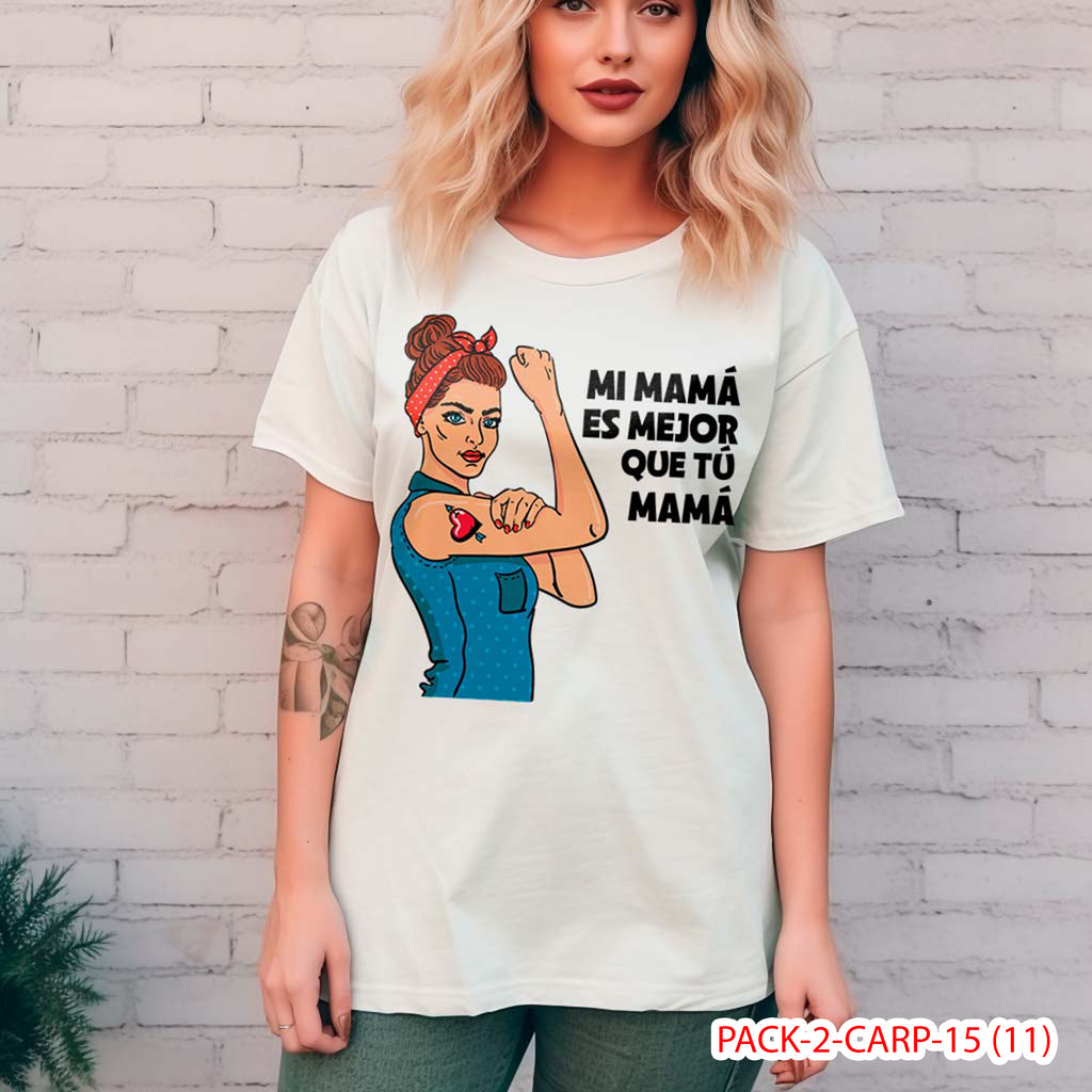 PACK CAMISETA - DTF - DIA DE LA MADRES 0002