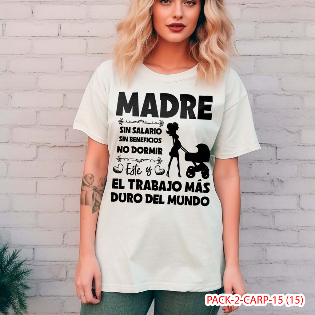 PACK CAMISETA - DTF - DIA DE LA MADRES 0002