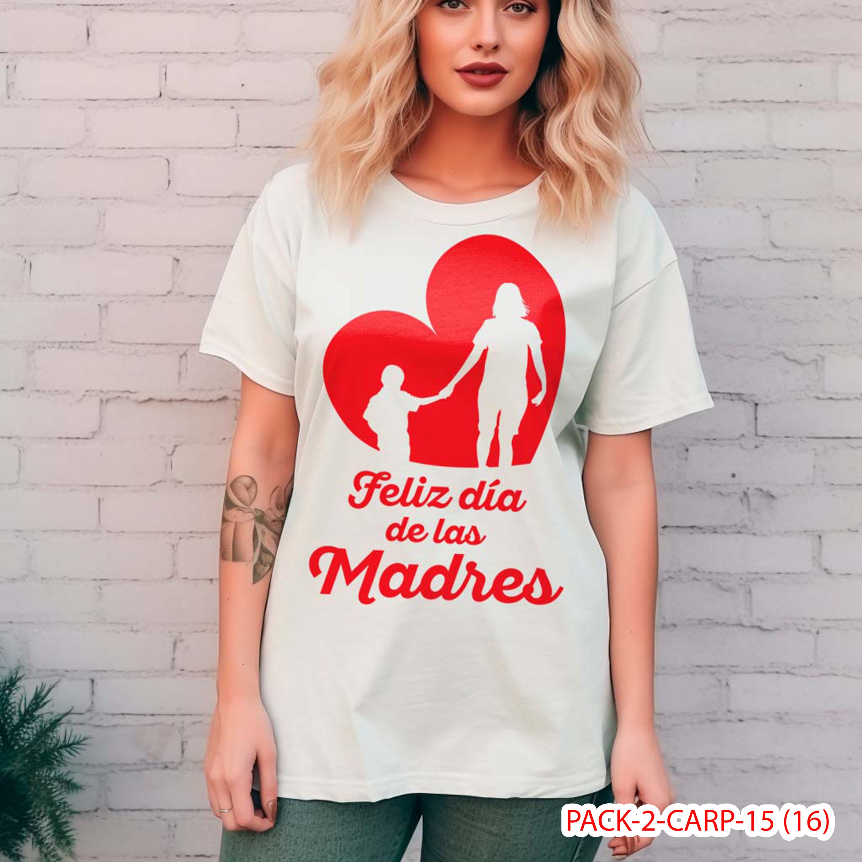 PACK CAMISETA - DTF - DIA DE LA MADRES 0002