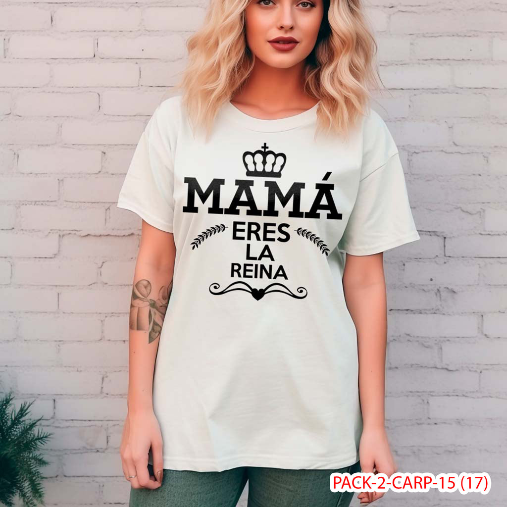 PACK CAMISETA - DTF - DIA DE LA MADRES 0002