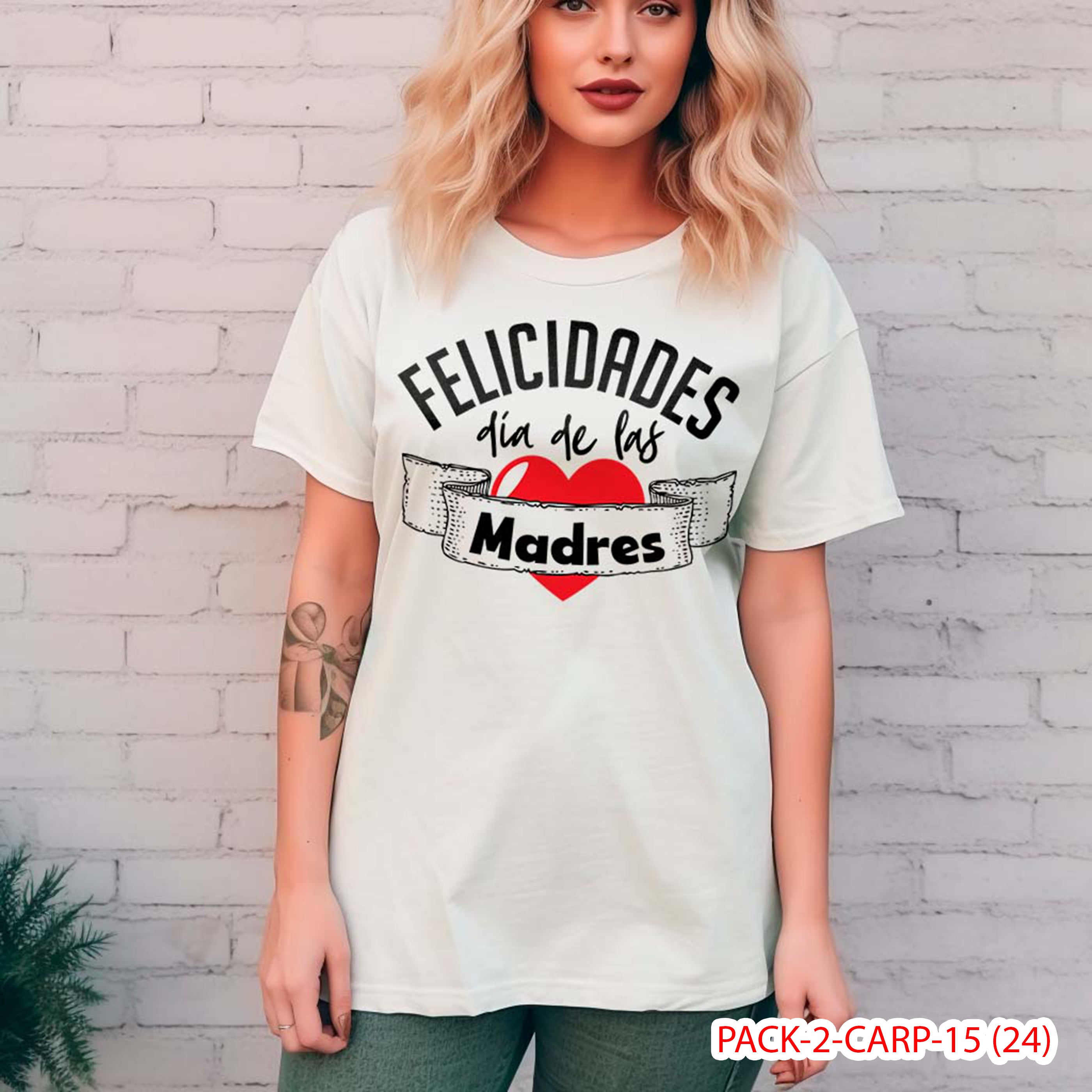 PACK CAMISETA - DTF - DIA DE LA MADRES 0002