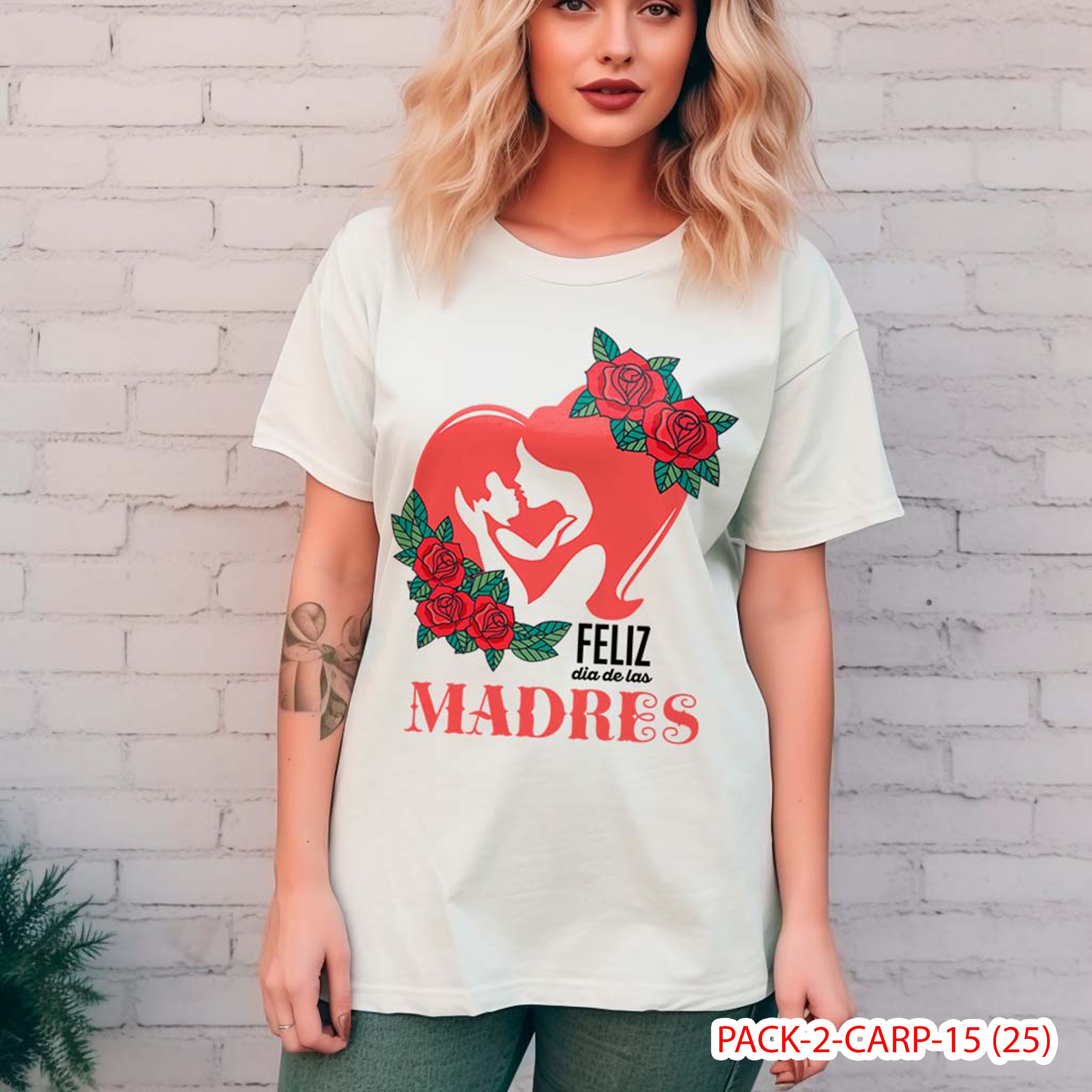 PACK CAMISETA - DTF - DIA DE LA MADRES 0002