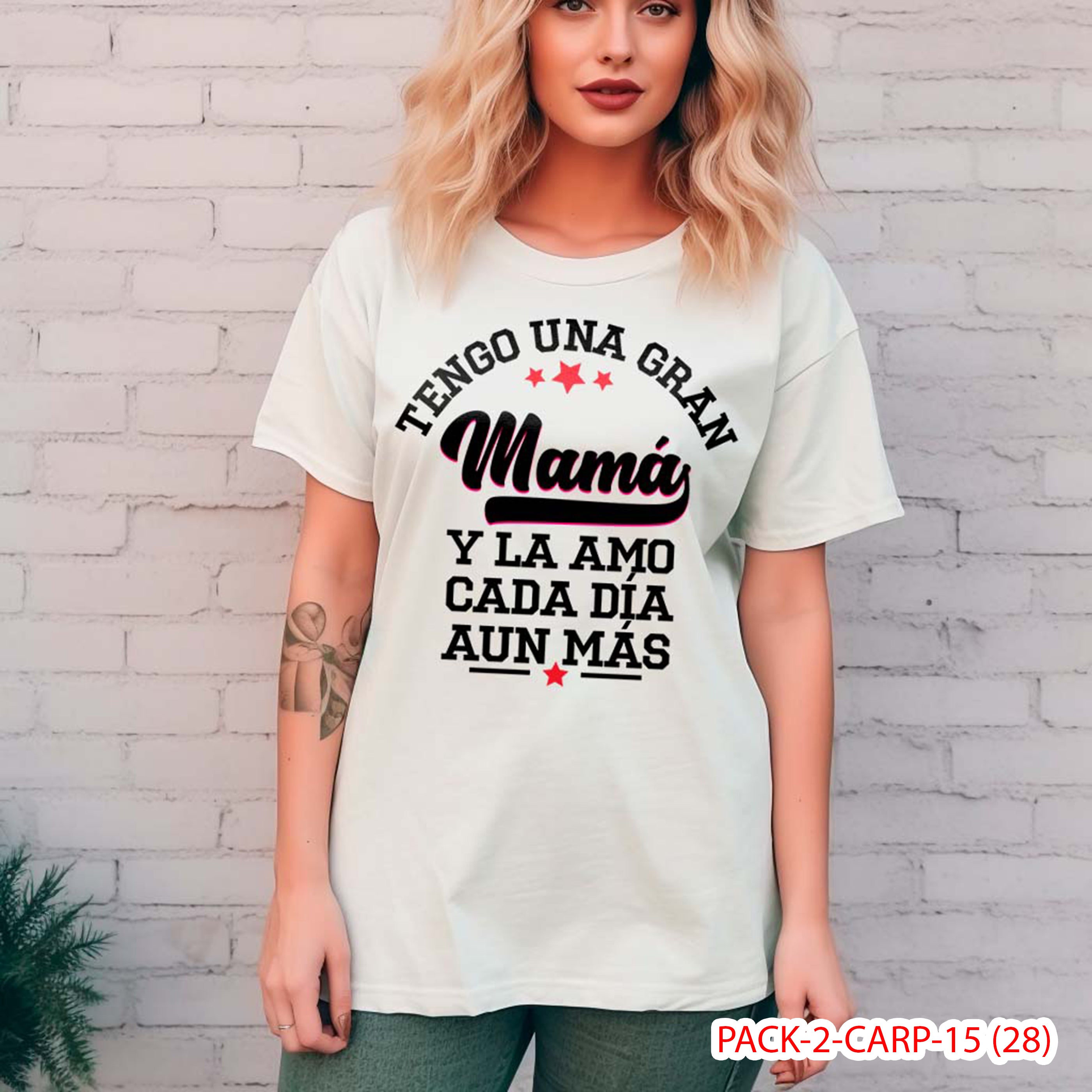 PACK CAMISETA - DTF - DIA DE LA MADRES 0002