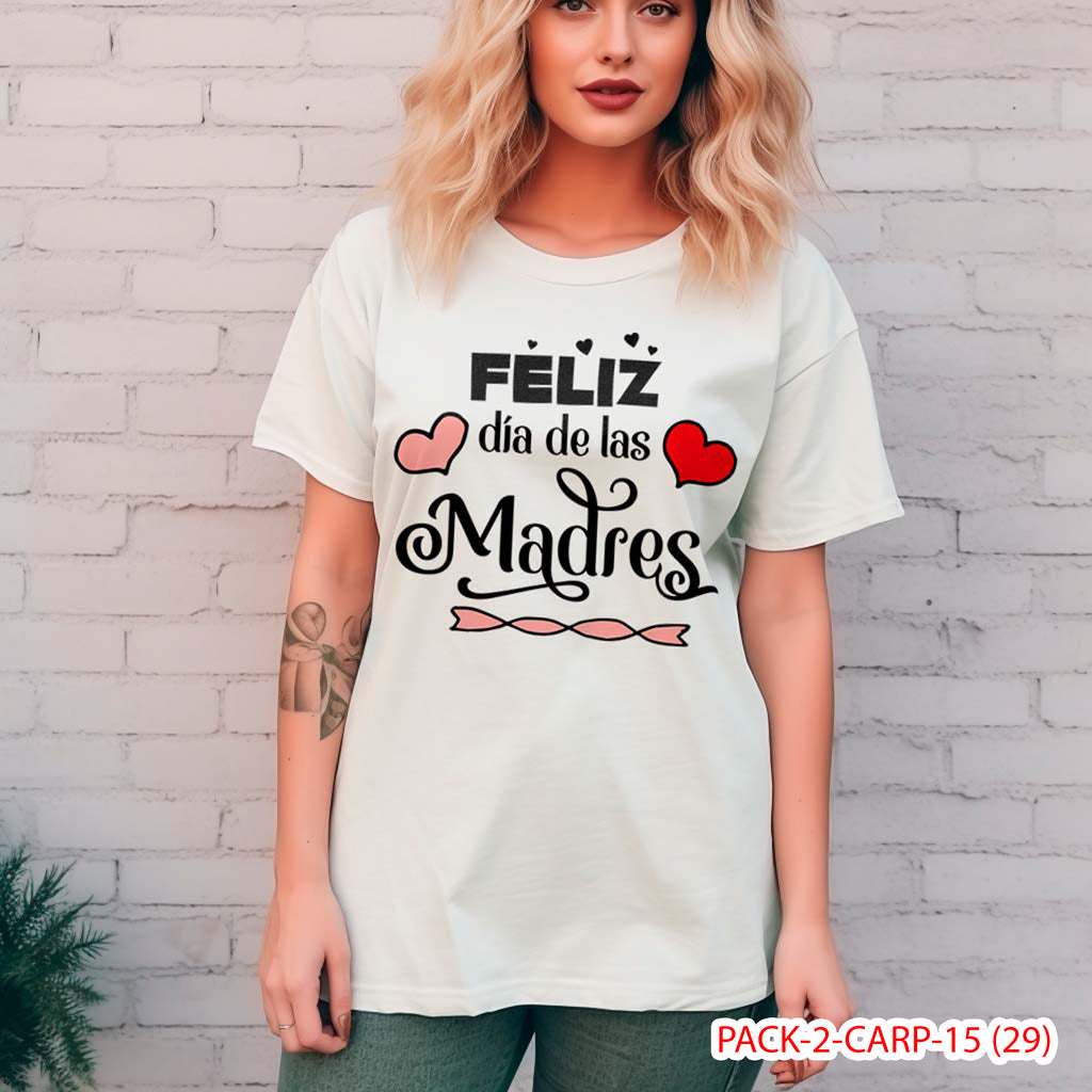 PACK CAMISETA - DTF - DIA DE LA MADRES 0002