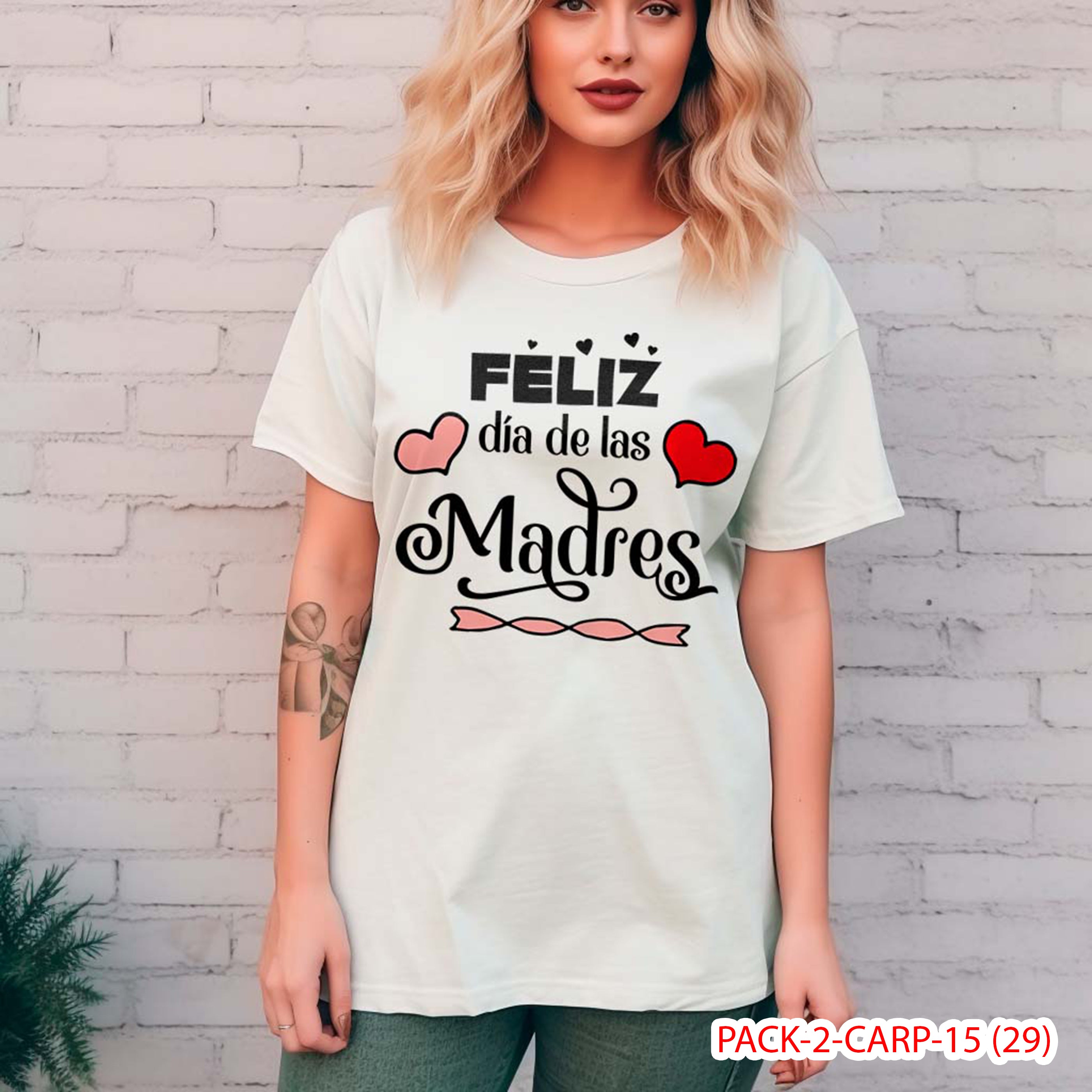 PACK CAMISETA - DTF - DIA DE LA MADRES 0002