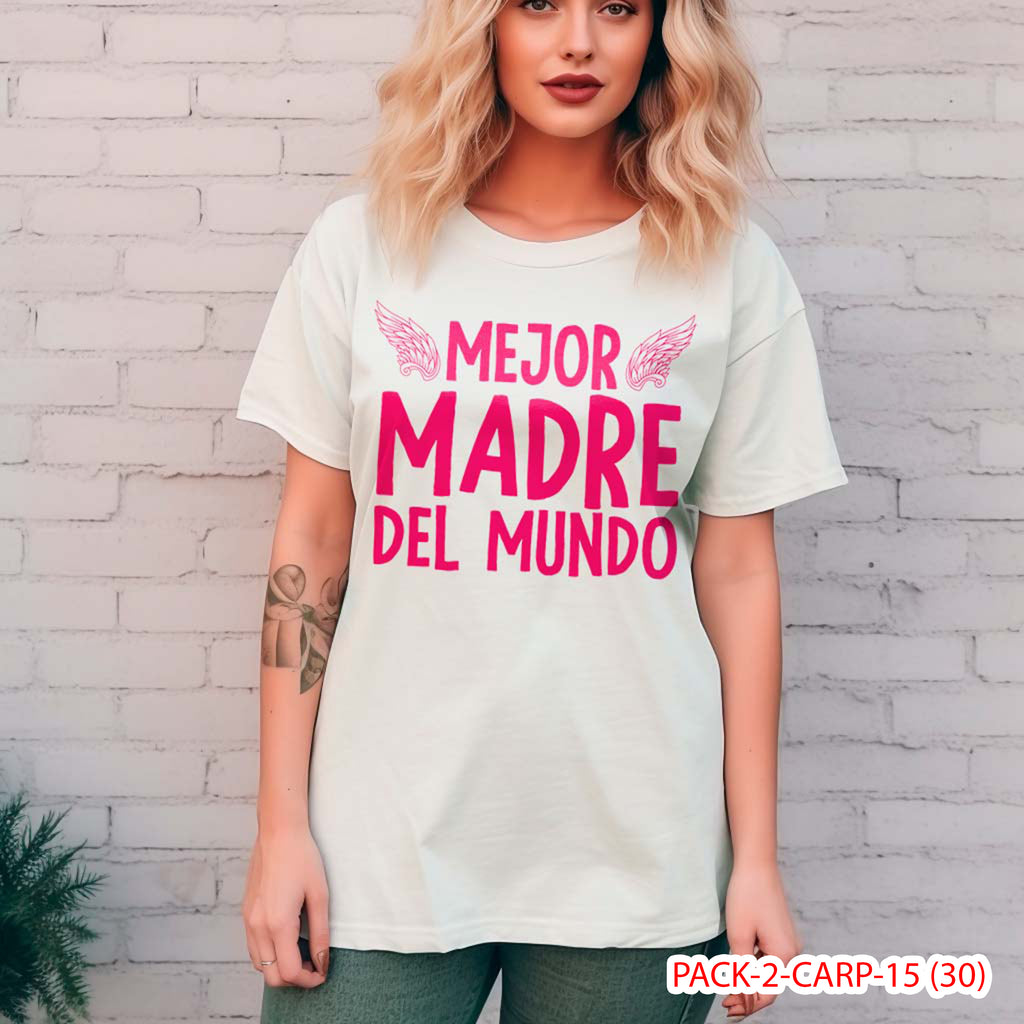 PACK CAMISETA - DTF - DIA DE LA MADRES 0002