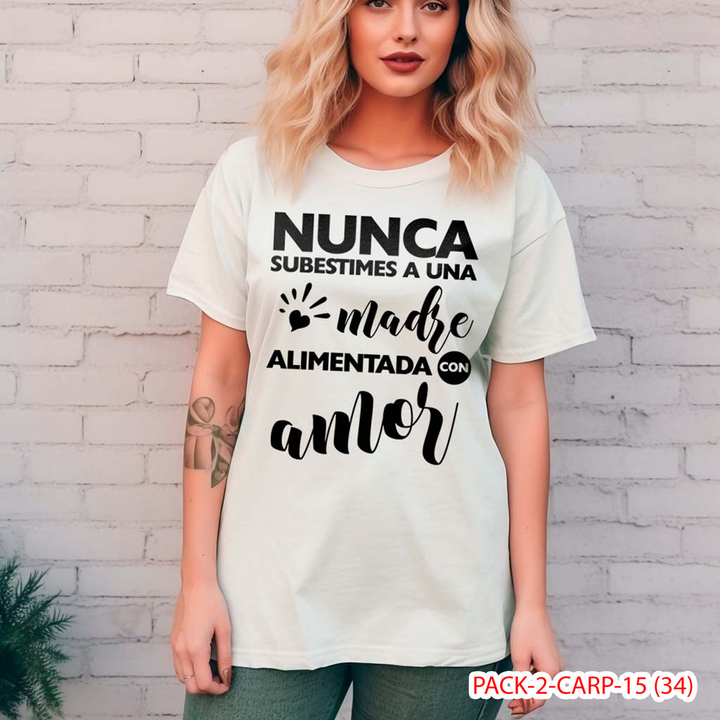 PACK CAMISETA - DTF - DIA DE LA MADRES 0002
