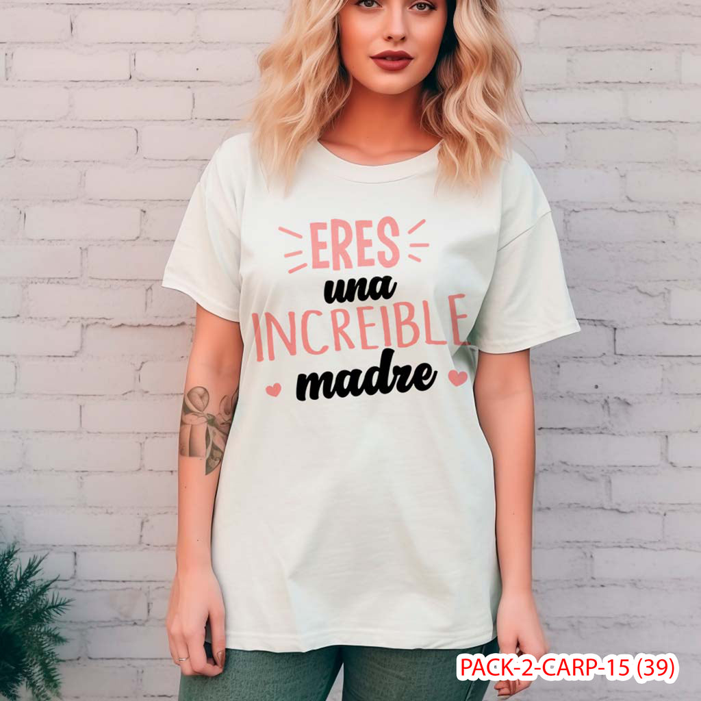 PACK CAMISETA - DTF - DIA DE LA MADRES 0002