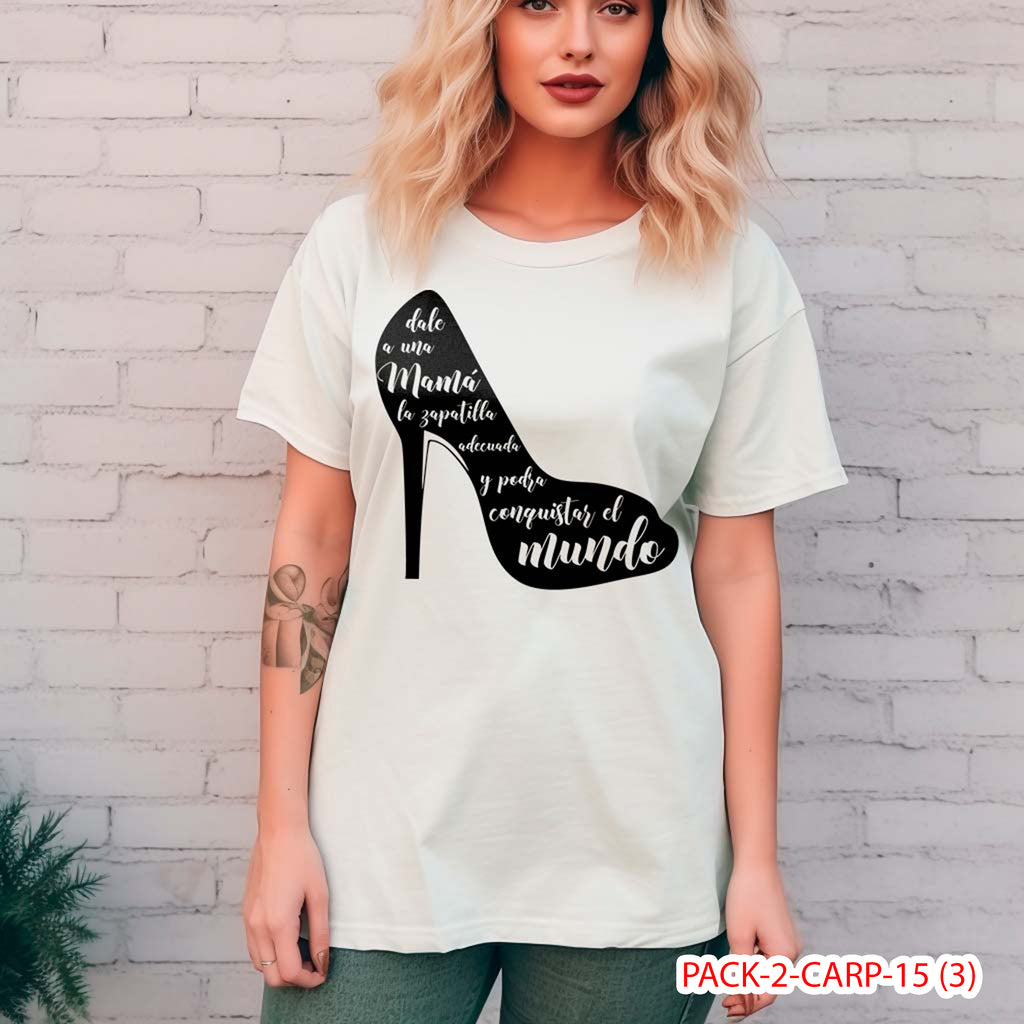 PACK CAMISETA - DTF - DIA DE LA MADRES 0002