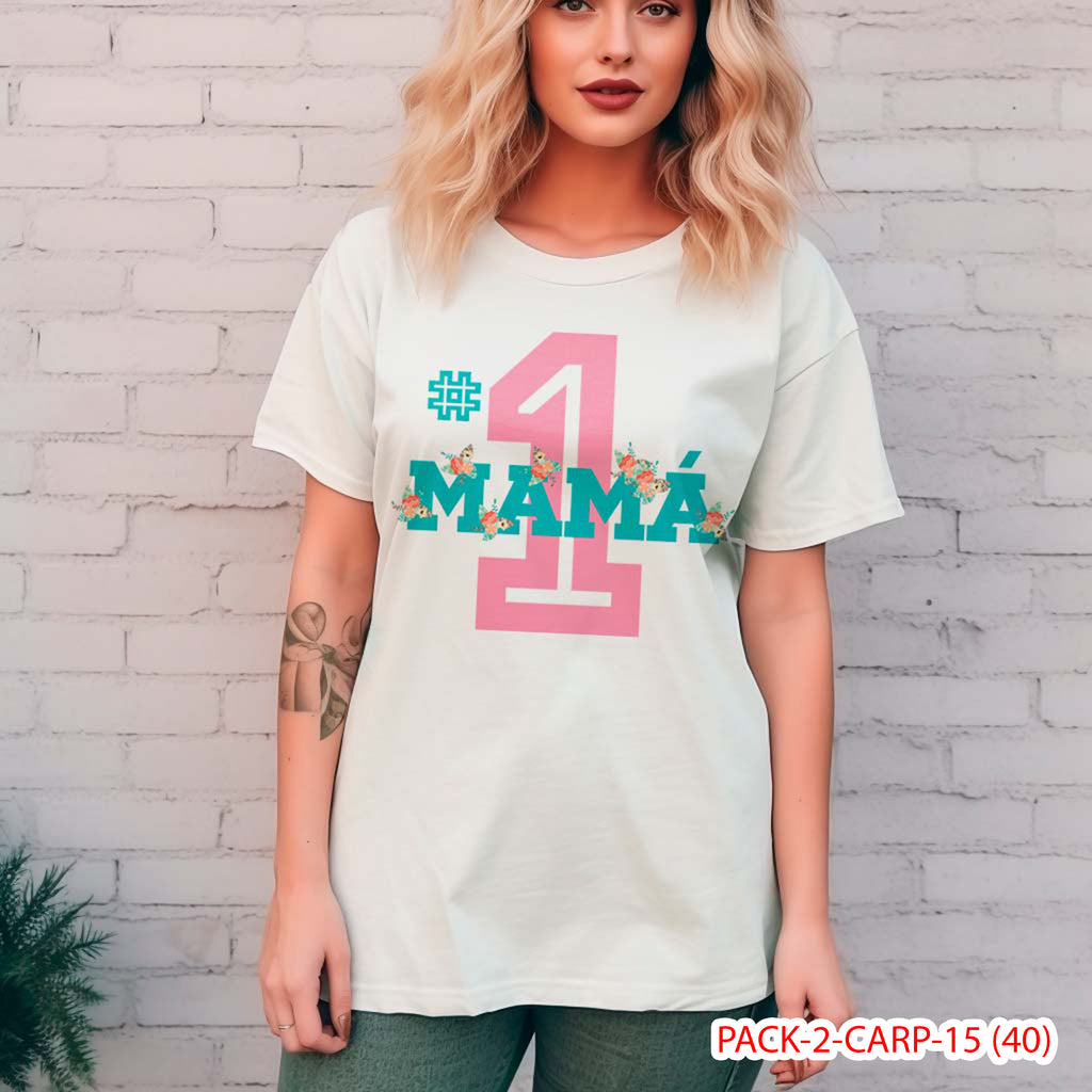 PACK CAMISETA - DTF - DIA DE LA MADRES 0002