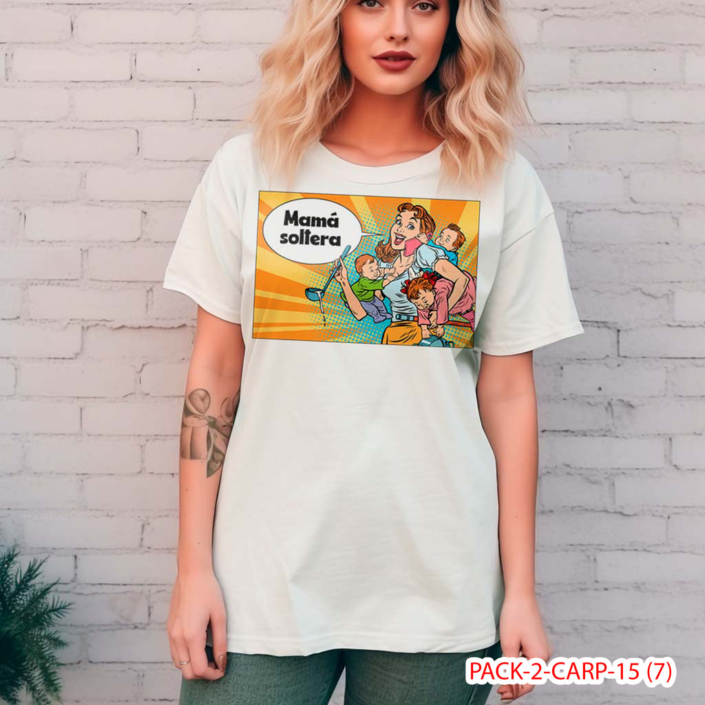 PACK CAMISETA - DTF - DIA DE LA MADRES 0002