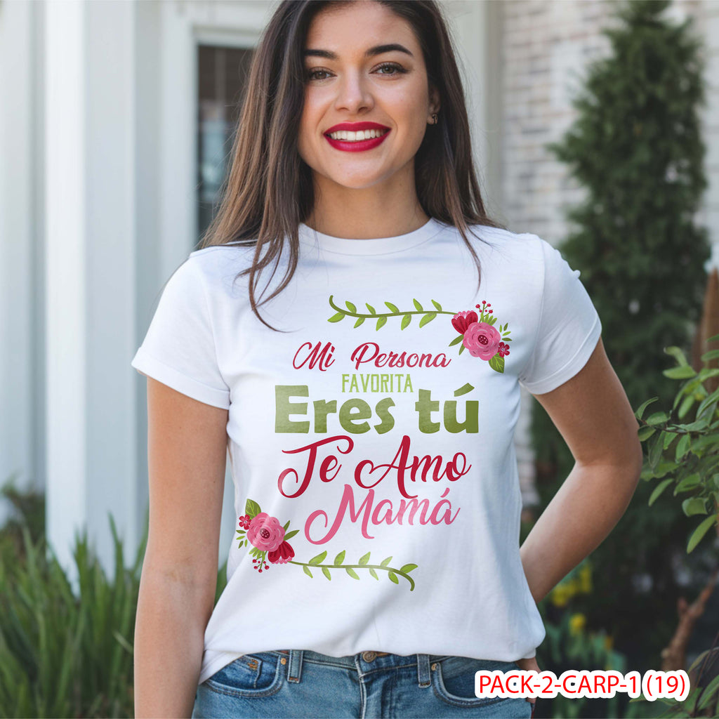 PACK CAMISETA - DTF - DIA DE LA MADRES 0001