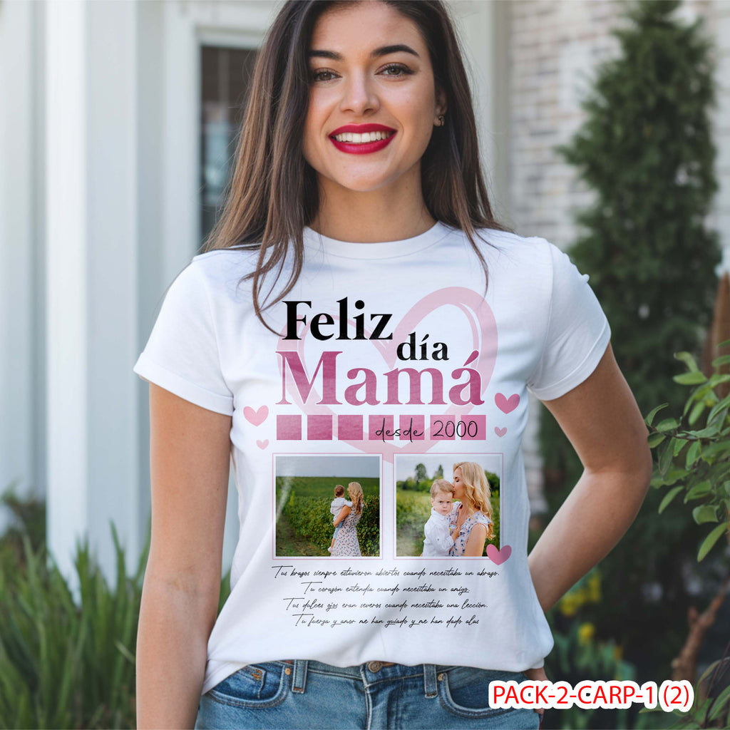 PACK CAMISETA - DTF - DIA DE LA MADRES 0001