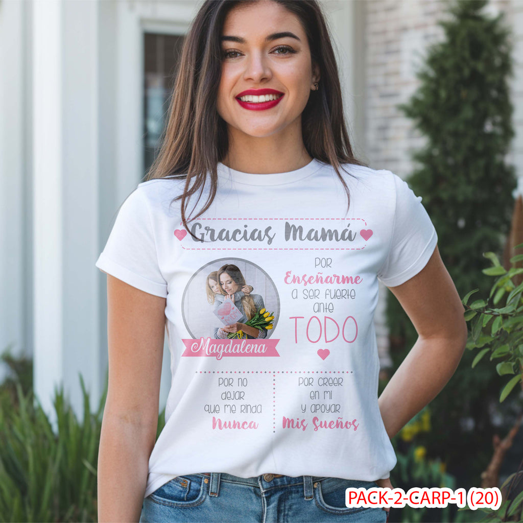 PACK CAMISETA - DTF - DIA DE LA MADRES 0001