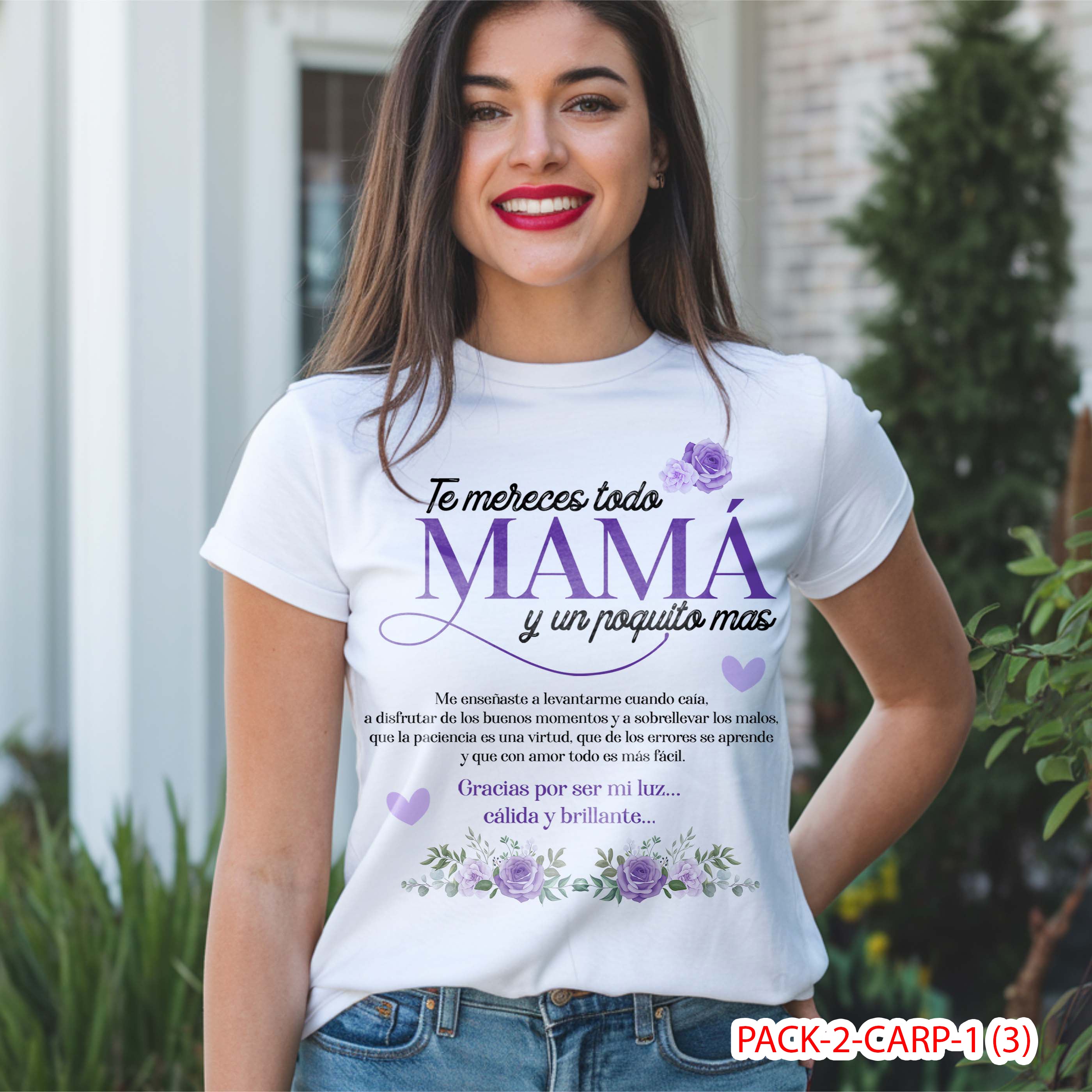 PACK CAMISETA - DTF - DIA DE LA MADRES 0001