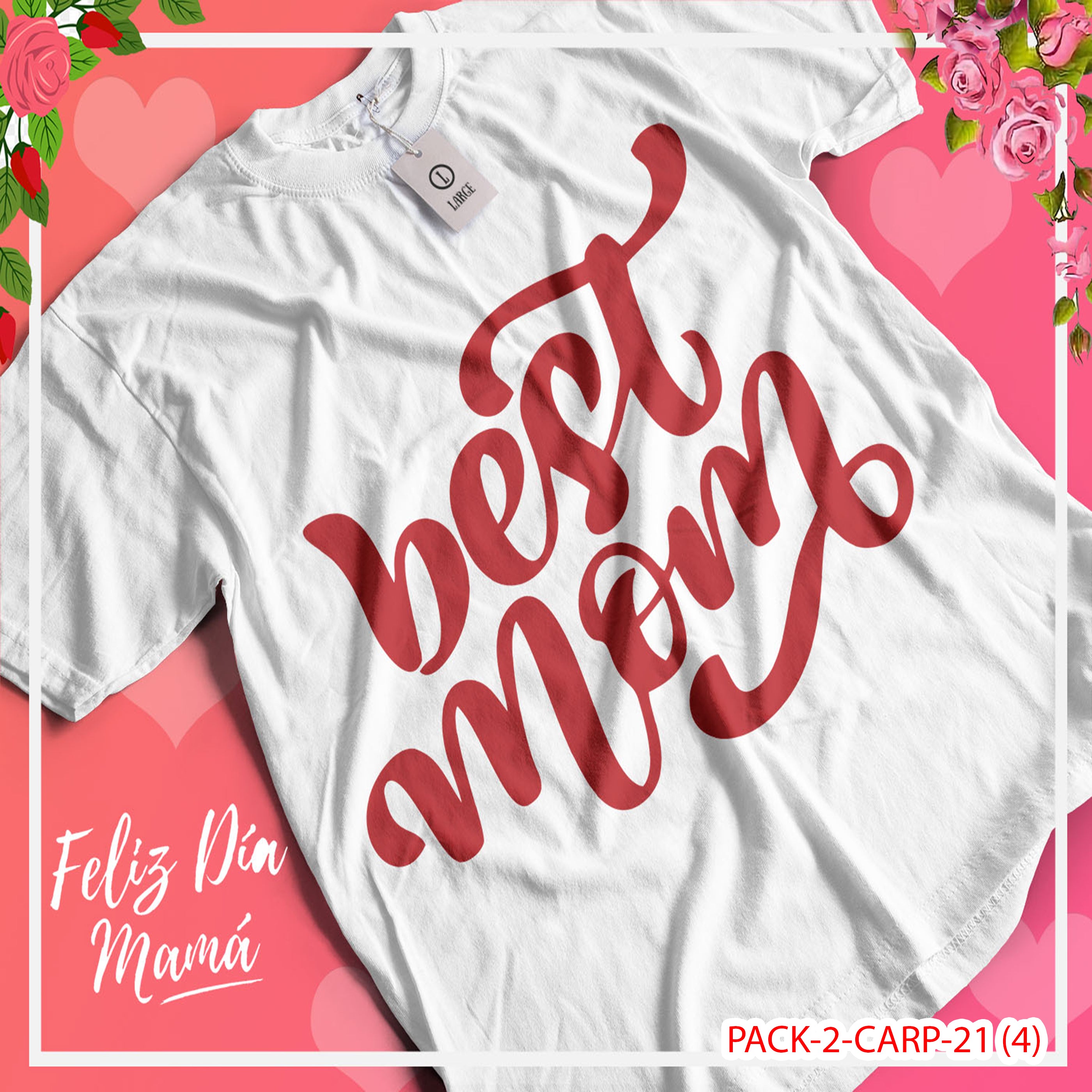 PACK CAMISETA - DTF - DIA DE LA MADRES 0002