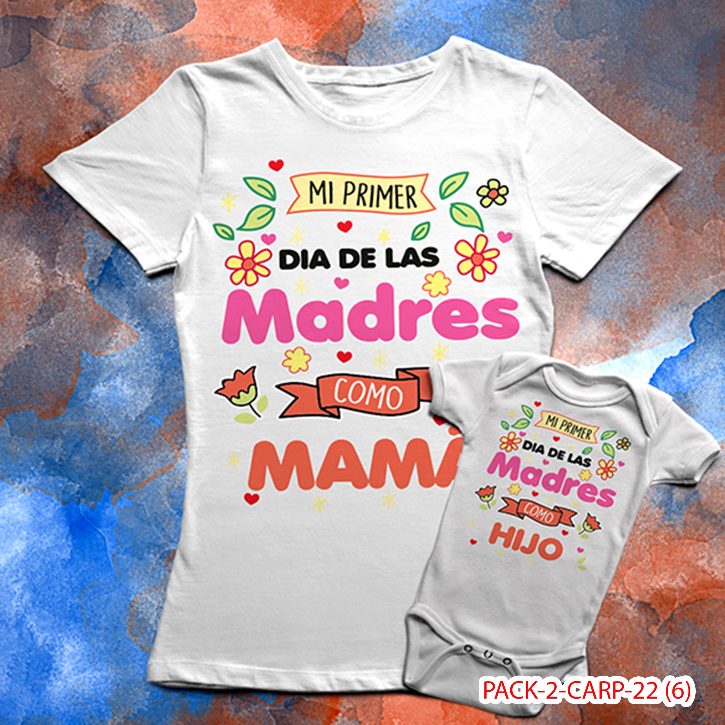PACK CAMISETA - DTF - DIA DE LA MADRES 0002