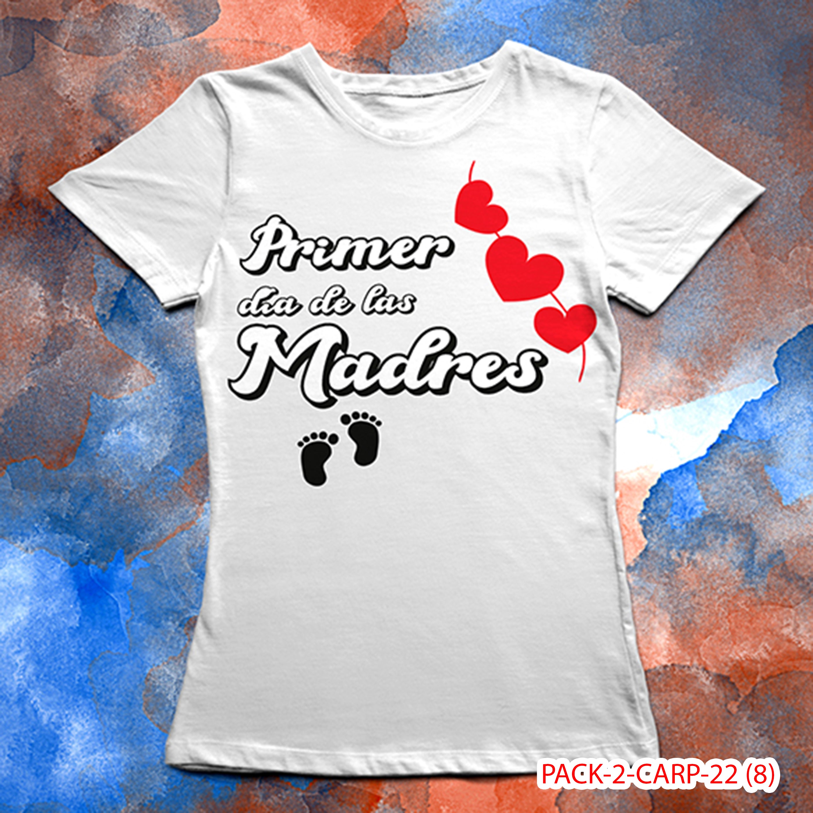 PACK CAMISETA - DTF - DIA DE LA MADRES 0002