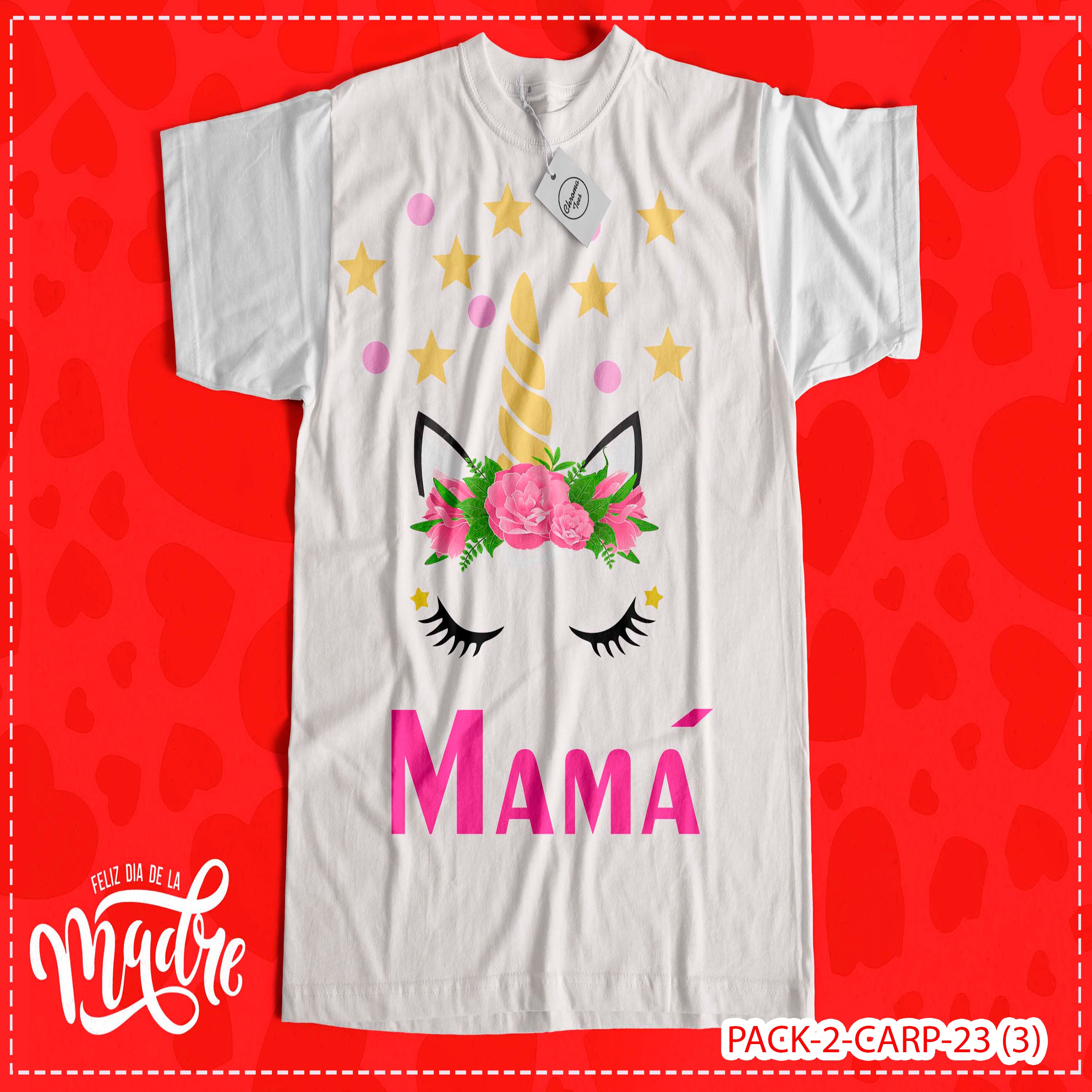 PACK CAMISETA - DTF - DIA DE LA MADRES 0002