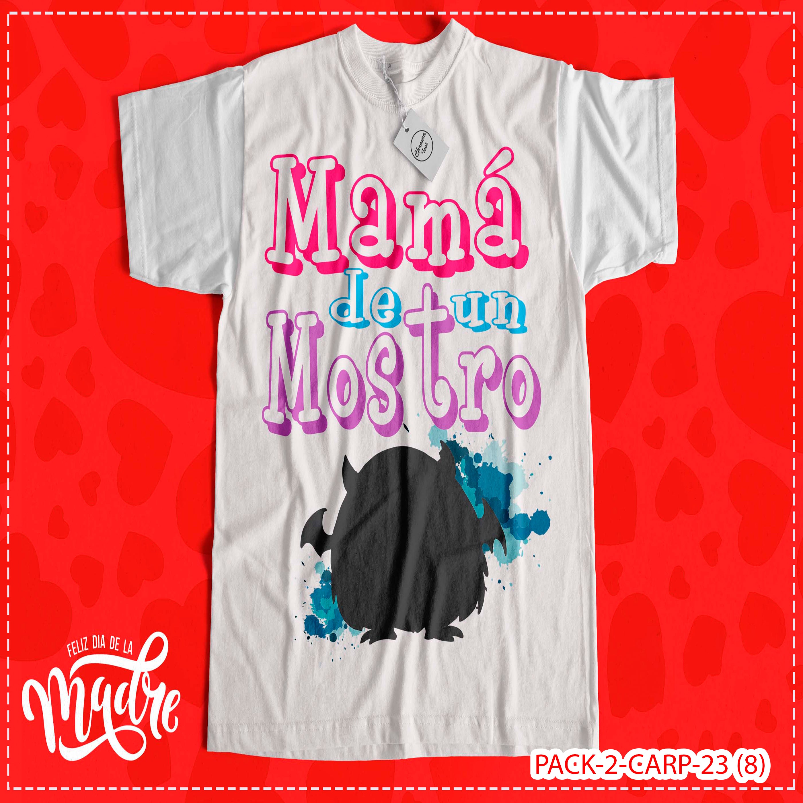 PACK CAMISETA - DTF - DIA DE LA MADRES 0002