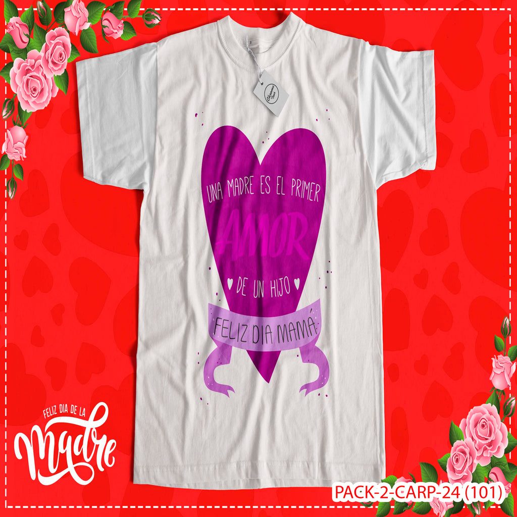 PACK CAMISETA - DTF - DIA DE LA MADRES 0003