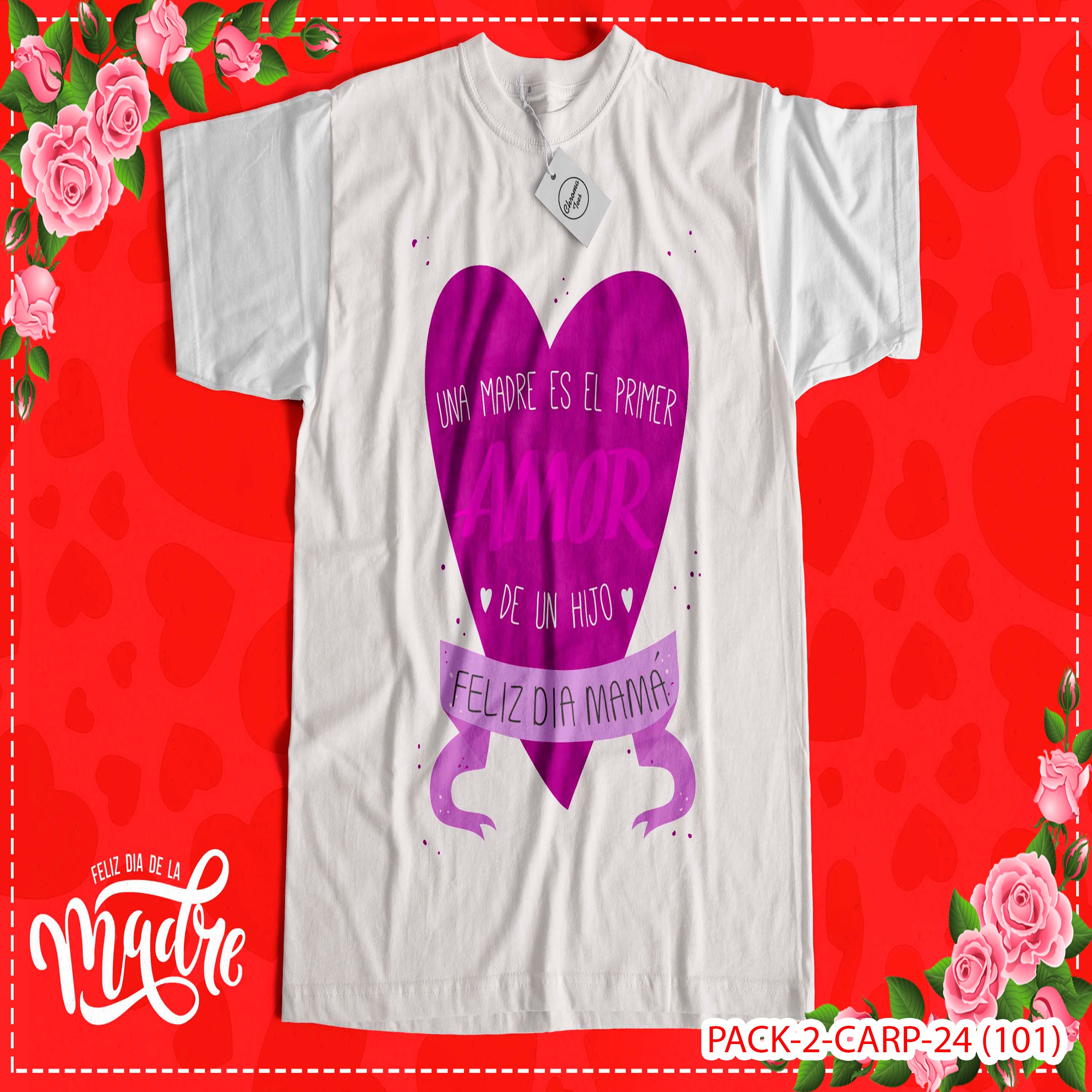 PACK CAMISETA - DTF - DIA DE LA MADRES 0003