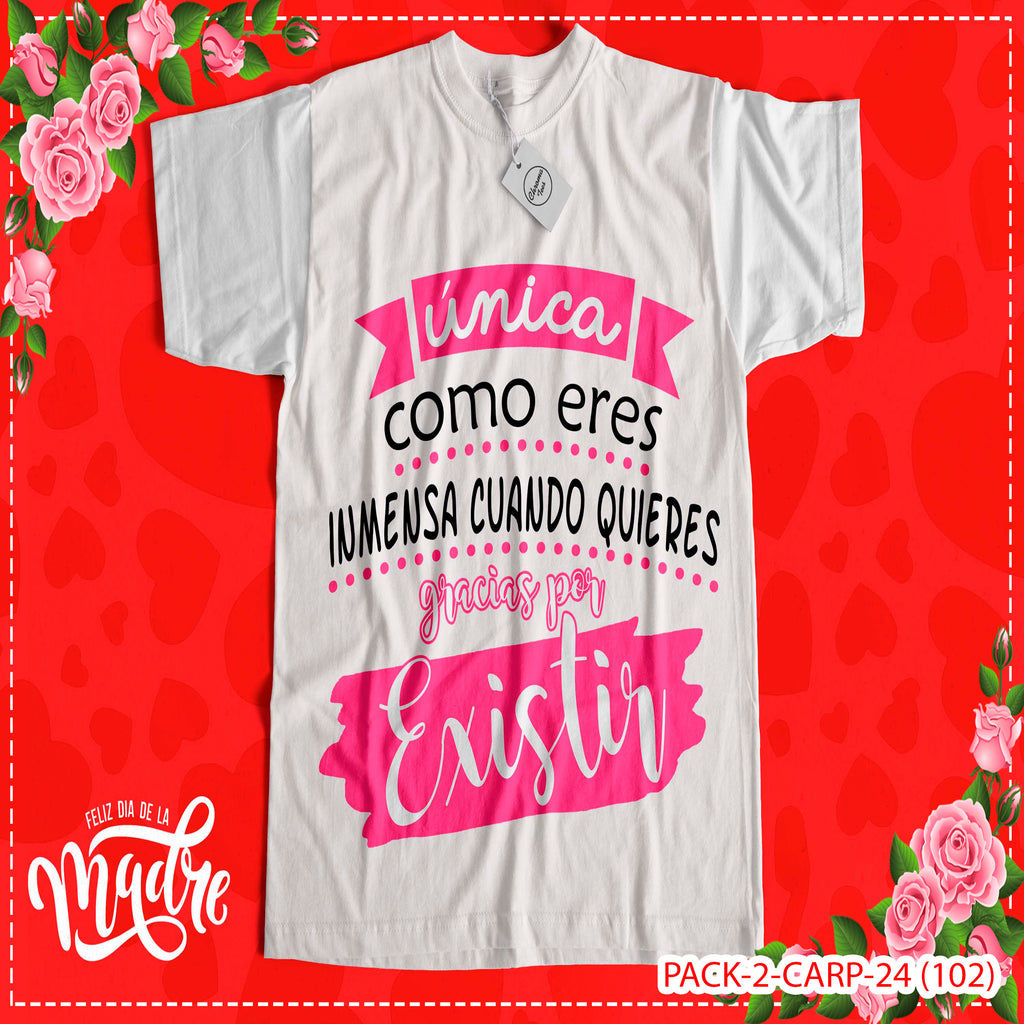 PACK CAMISETA - DTF - DIA DE LA MADRES 0003
