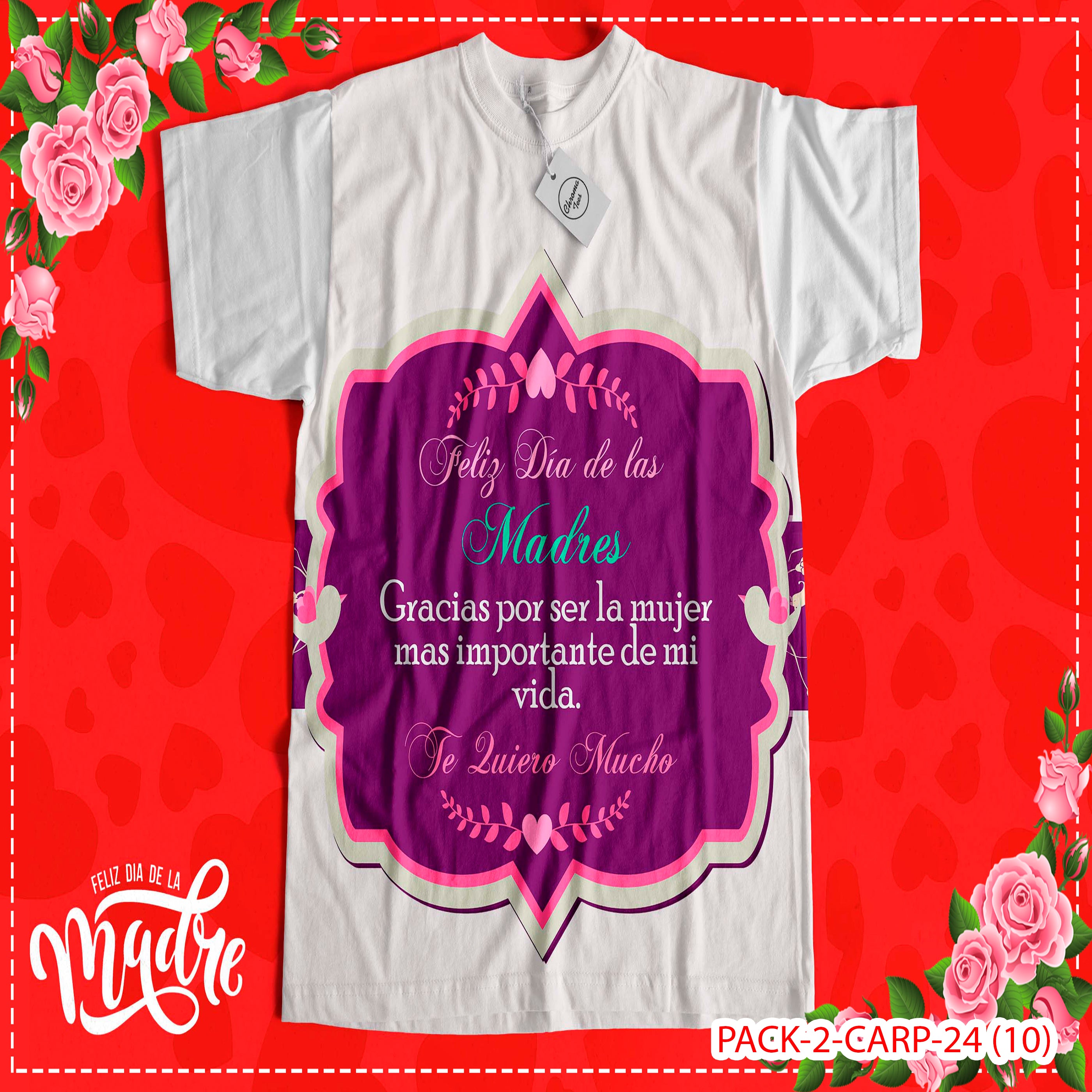 PACK CAMISETA - DTF - DIA DE LA MADRES 0002