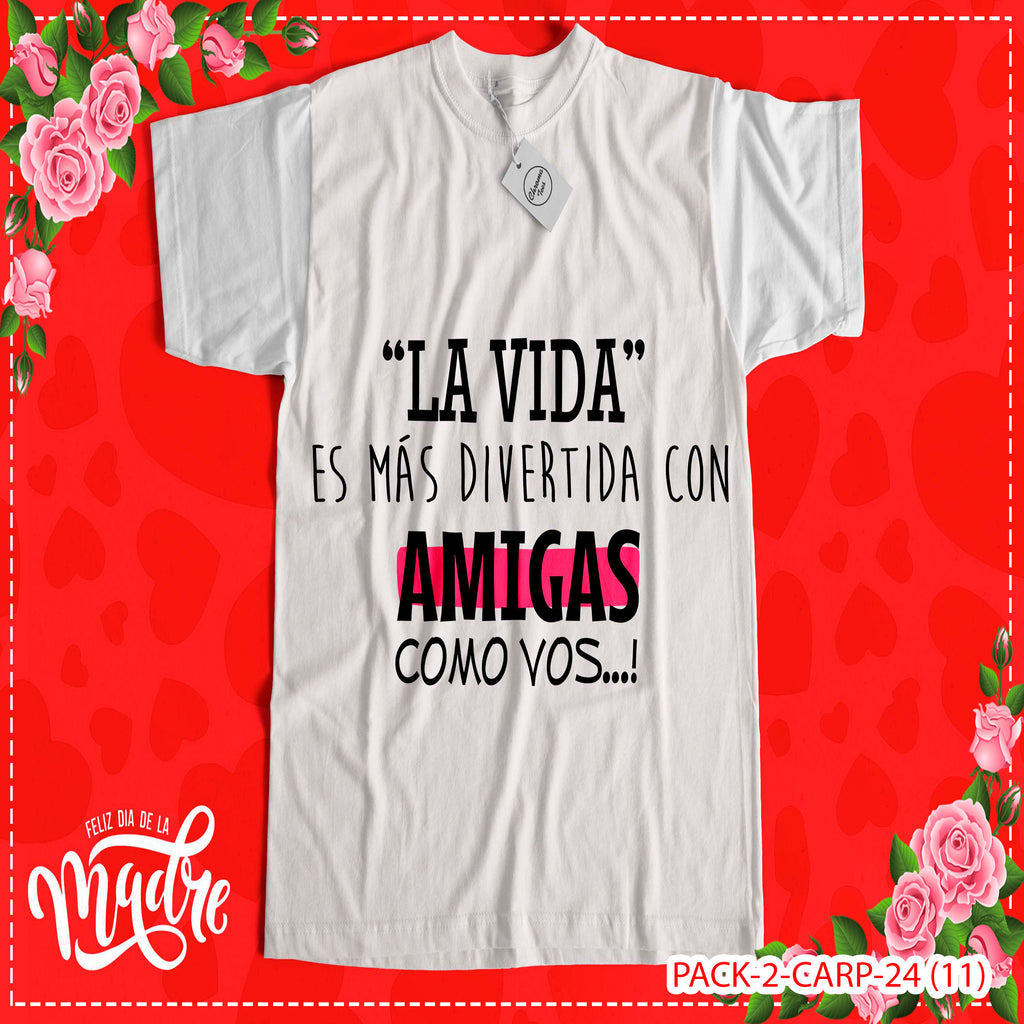 PACK CAMISETA - DTF - DIA DE LA MADRES 0002