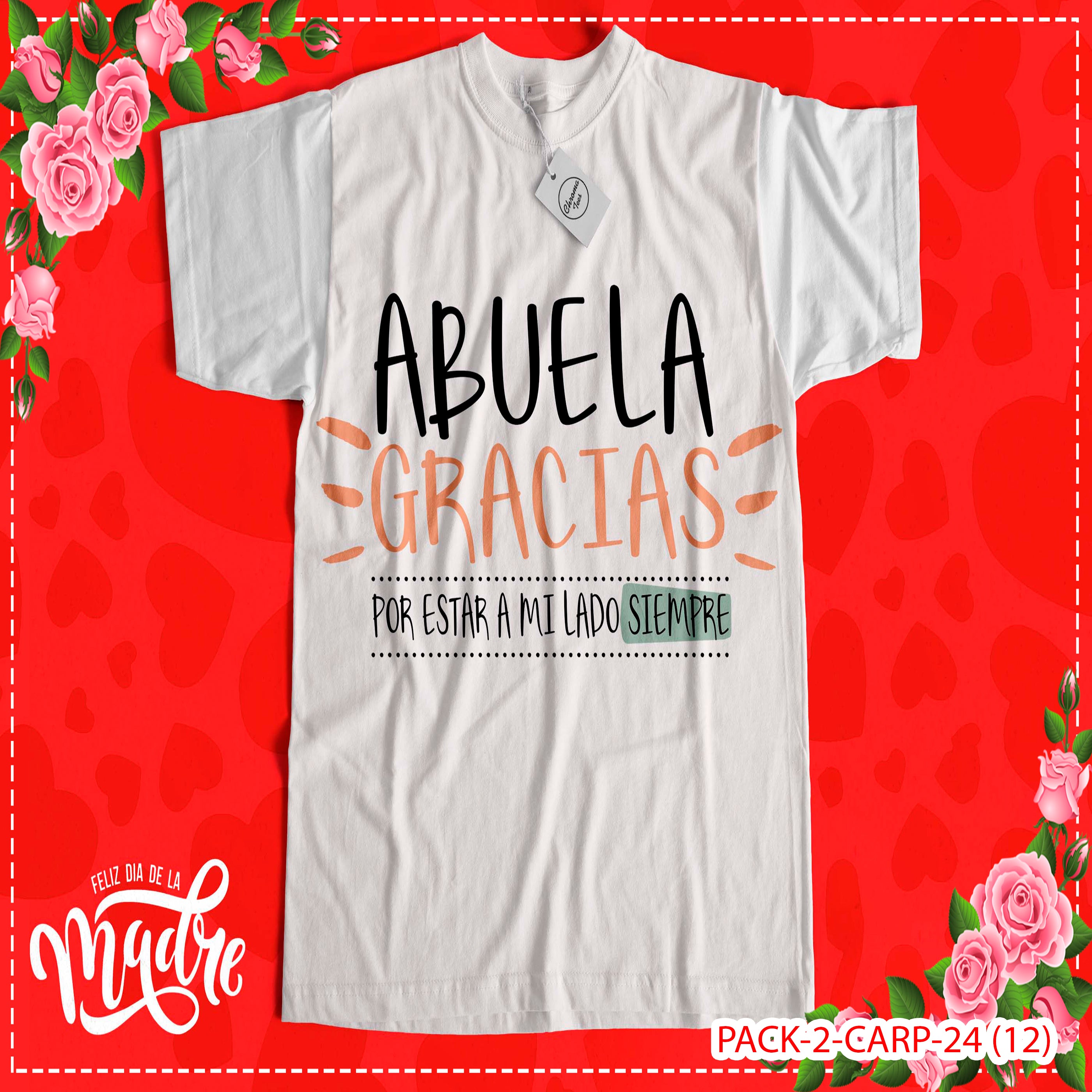 PACK CAMISETA - DTF - DIA DE LA MADRES 0002