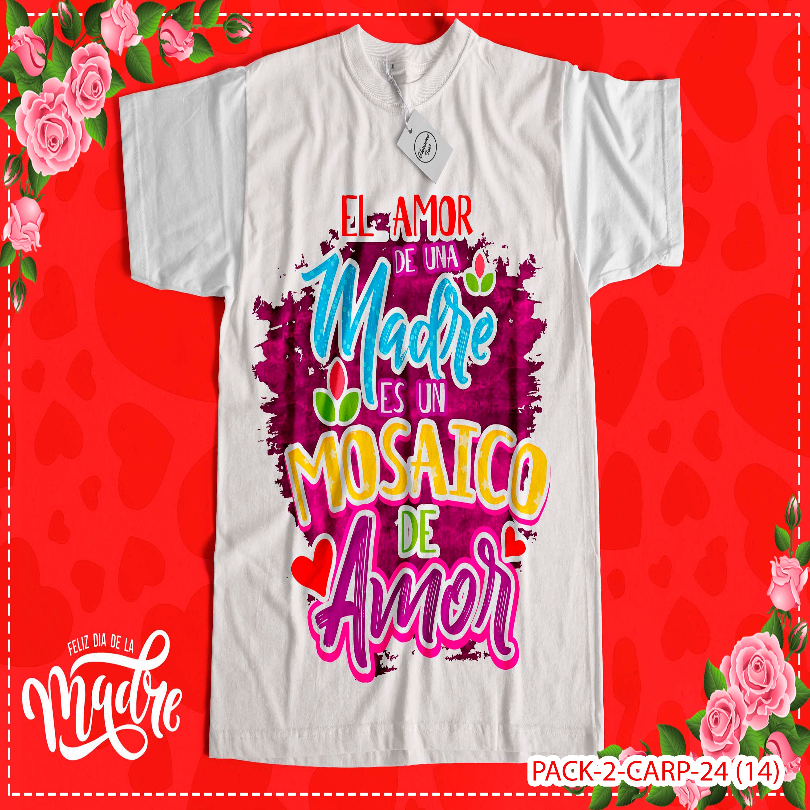 PACK CAMISETA - DTF - DIA DE LA MADRES 0002